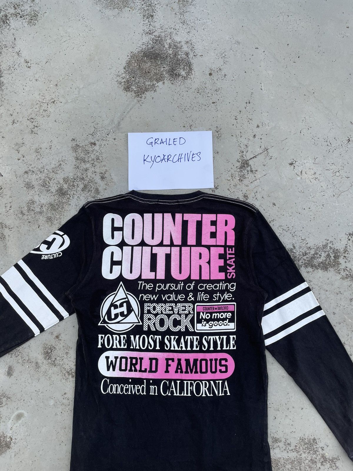 Japanese Brand COUNTER CULTURE LONG SLEEVE Size US M / EU 48-50 / 2 - 4 Thumbnail
