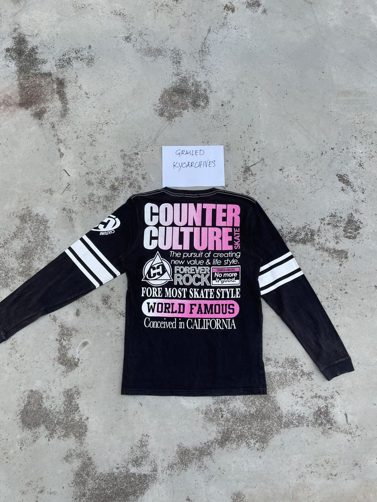 Japanese Brand COUNTER CULTURE LONG SLEEVE Size US M / EU 48-50 / 2 - 3 Thumbnail