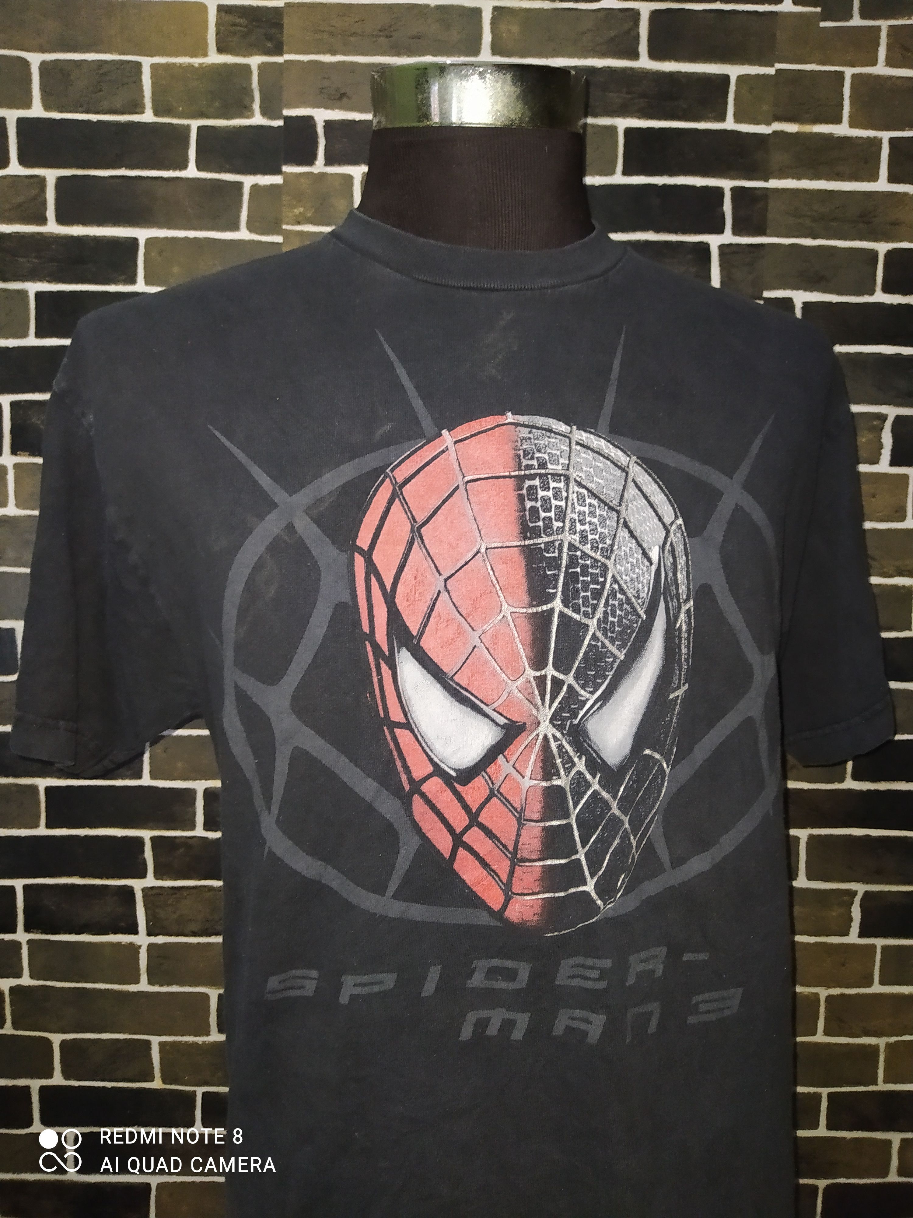 Marvel Comics × Vintage Vintage 2007 Spiderman Marvel Movie T shirt Size US L / EU 52-54 / 3 - 6 Thumbnail