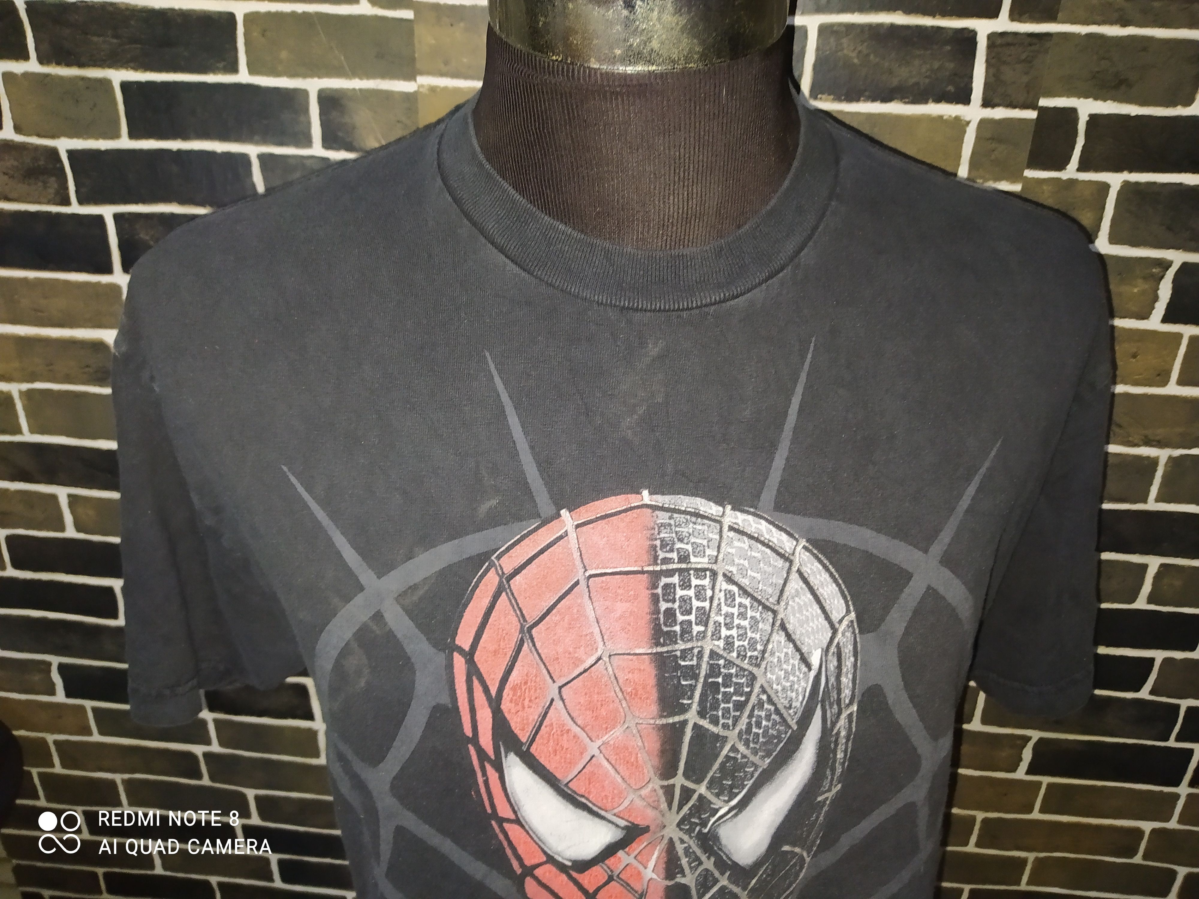 Marvel Comics × Vintage Vintage 2007 Spiderman Marvel Movie T shirt Size US L / EU 52-54 / 3 - 4 Thumbnail