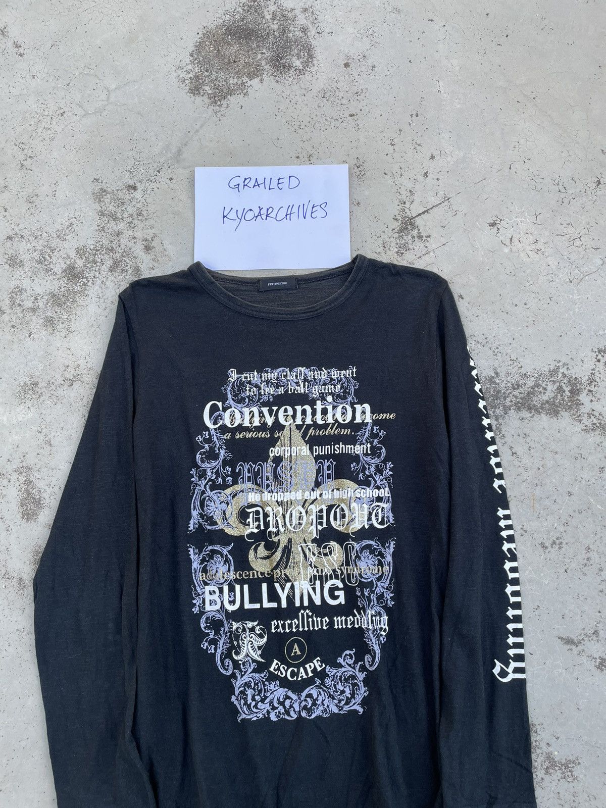 Japanese Brand × Seditionaries PETIREITRE BLACK LONG SLEEVE Size US L / EU 52-54 / 3 - 2 Thumbnail