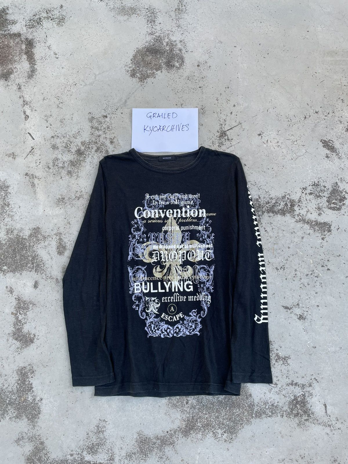 Japanese Brand × Seditionaries PETIREITRE BLACK LONG SLEEVE Size US L / EU 52-54 / 3 - 1 Thumbnail