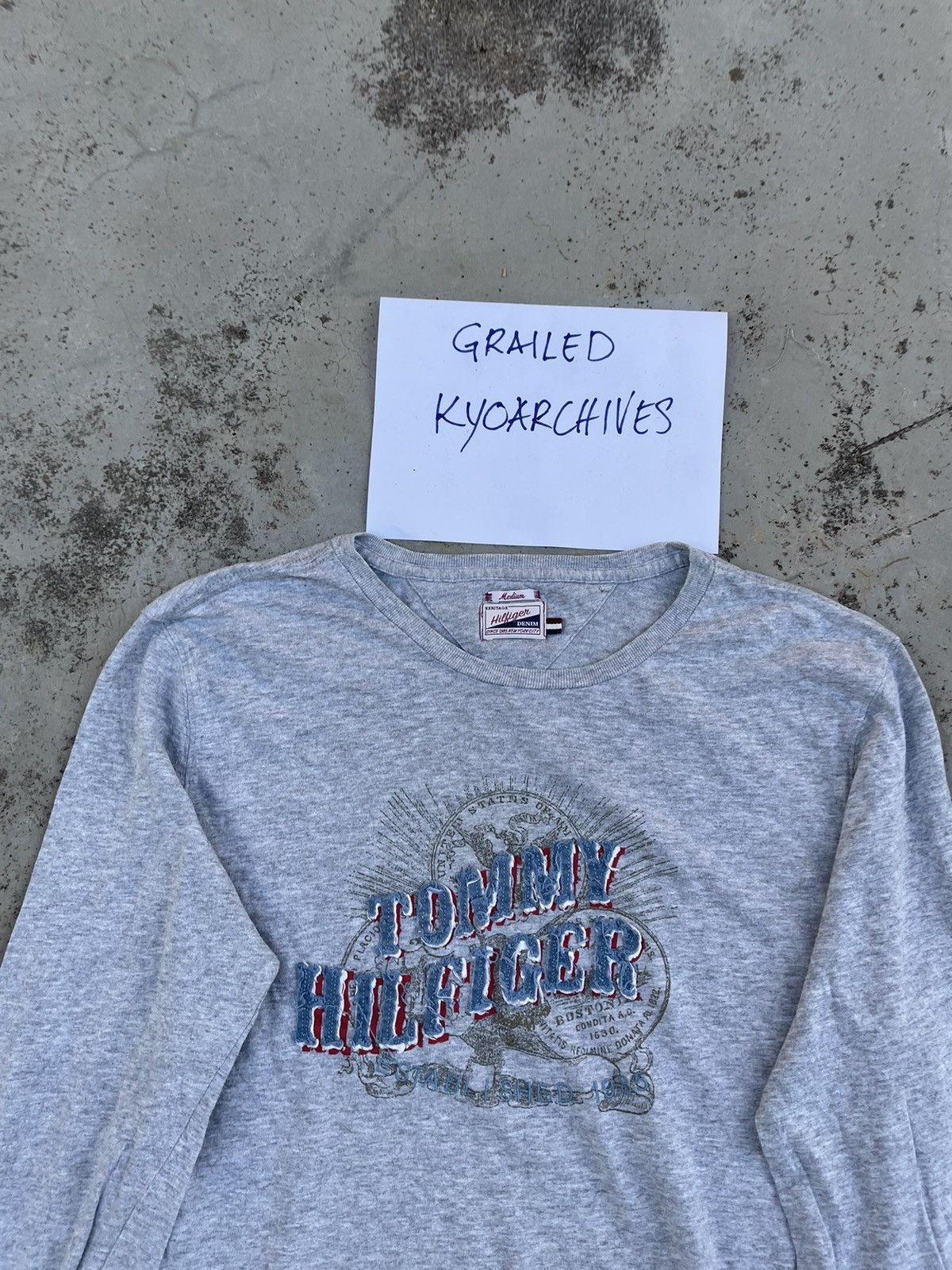 Tommy Hilfiger TOMMY HILFIGER EMBROIDERED SHIRT Size US M / EU 48-50 / 2 - 2 Thumbnail