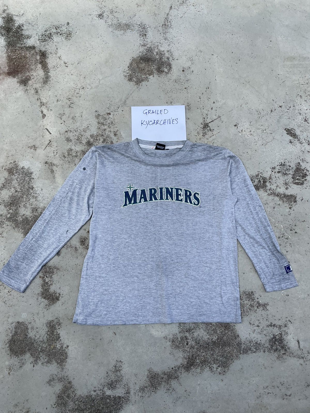 MLB × Majestic × Vintage MARINERS LONG SLEEVE Size US L / EU 52-54 / 3 - 1 Thumbnail