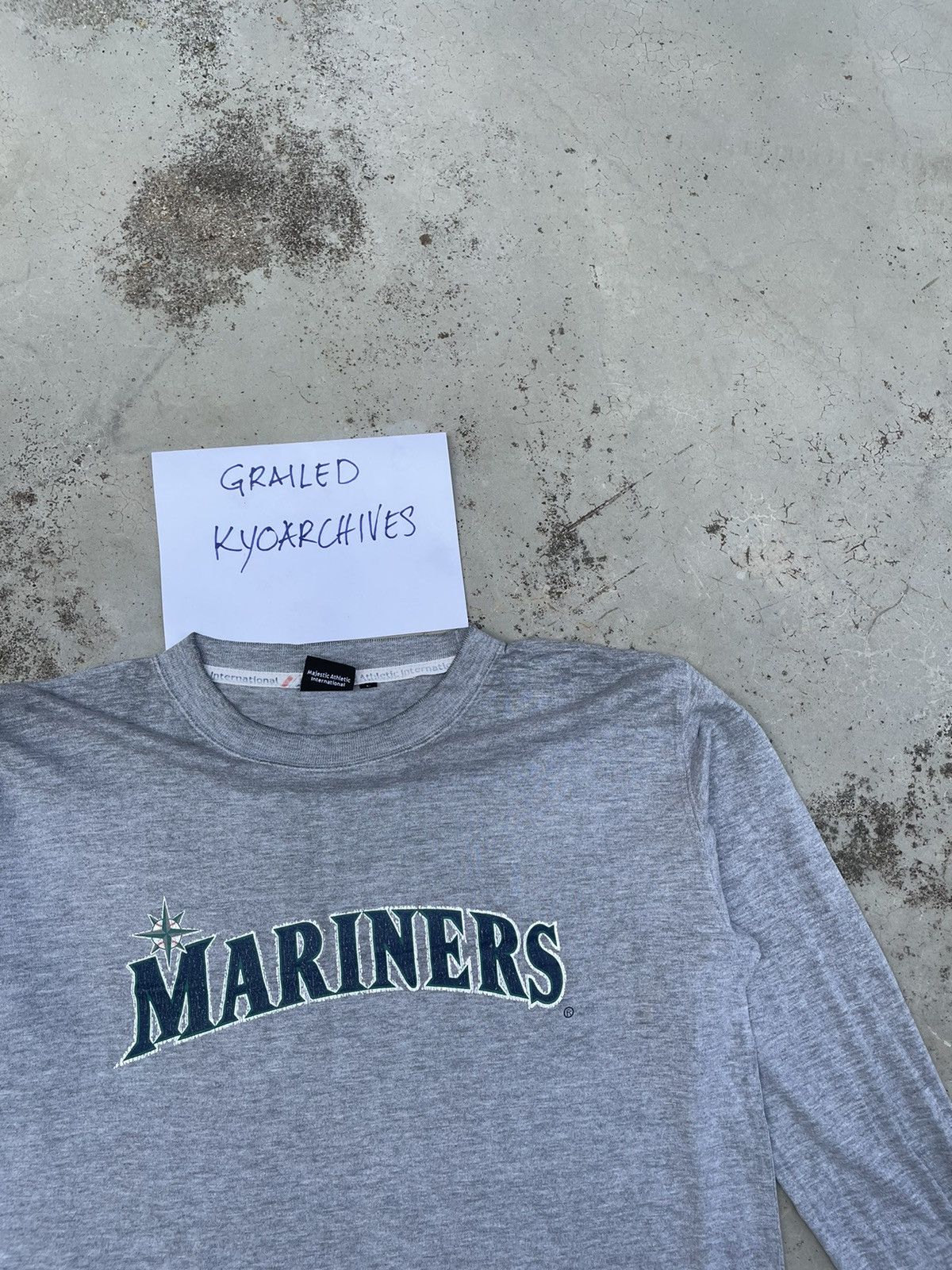 MLB × Majestic × Vintage MARINERS LONG SLEEVE Size US L / EU 52-54 / 3 - 2 Thumbnail