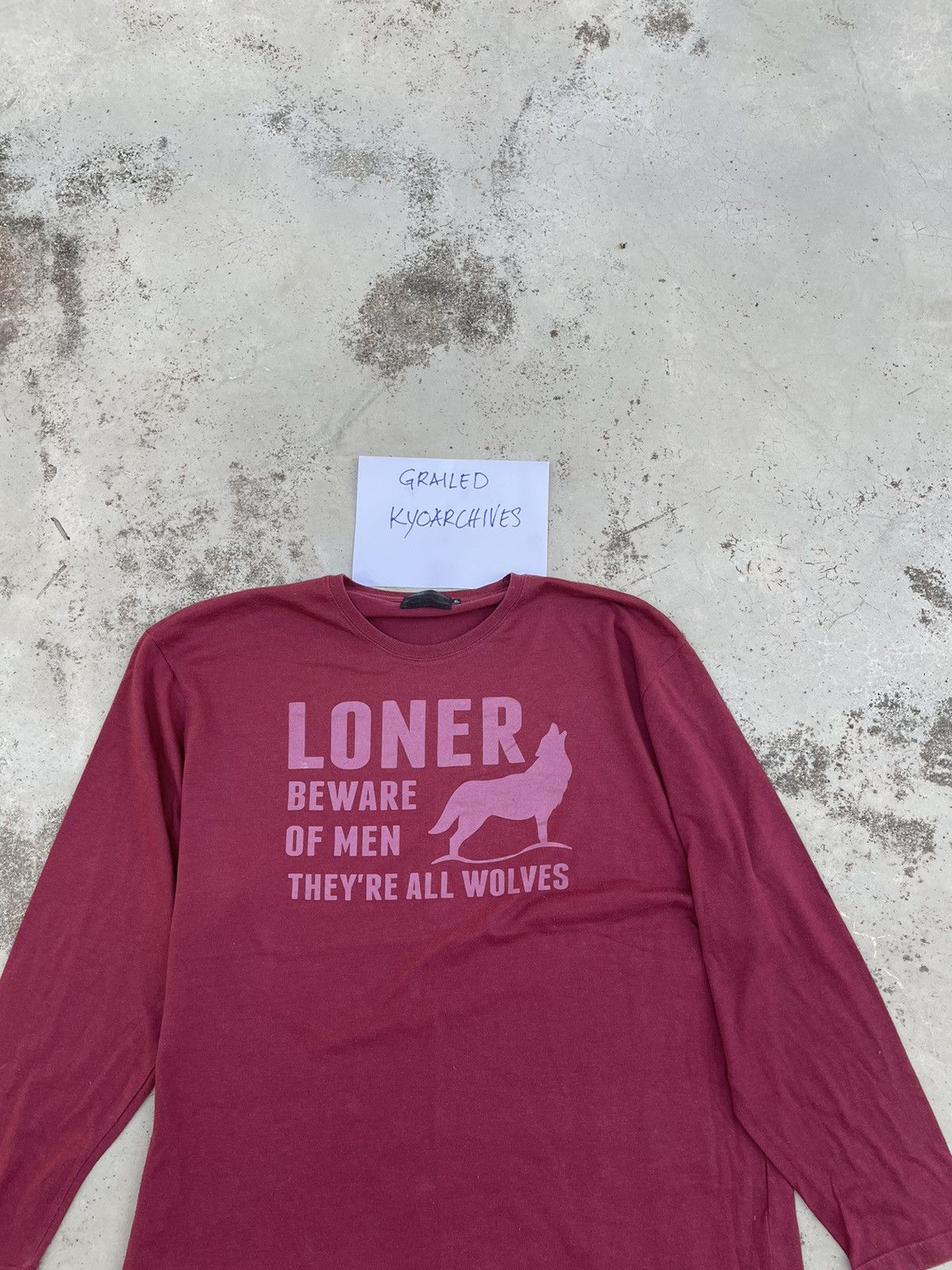 Japanese Brand LONER WOLVES LONG SLEEVE Size US XXL / EU 58 / 5 - 2 Thumbnail