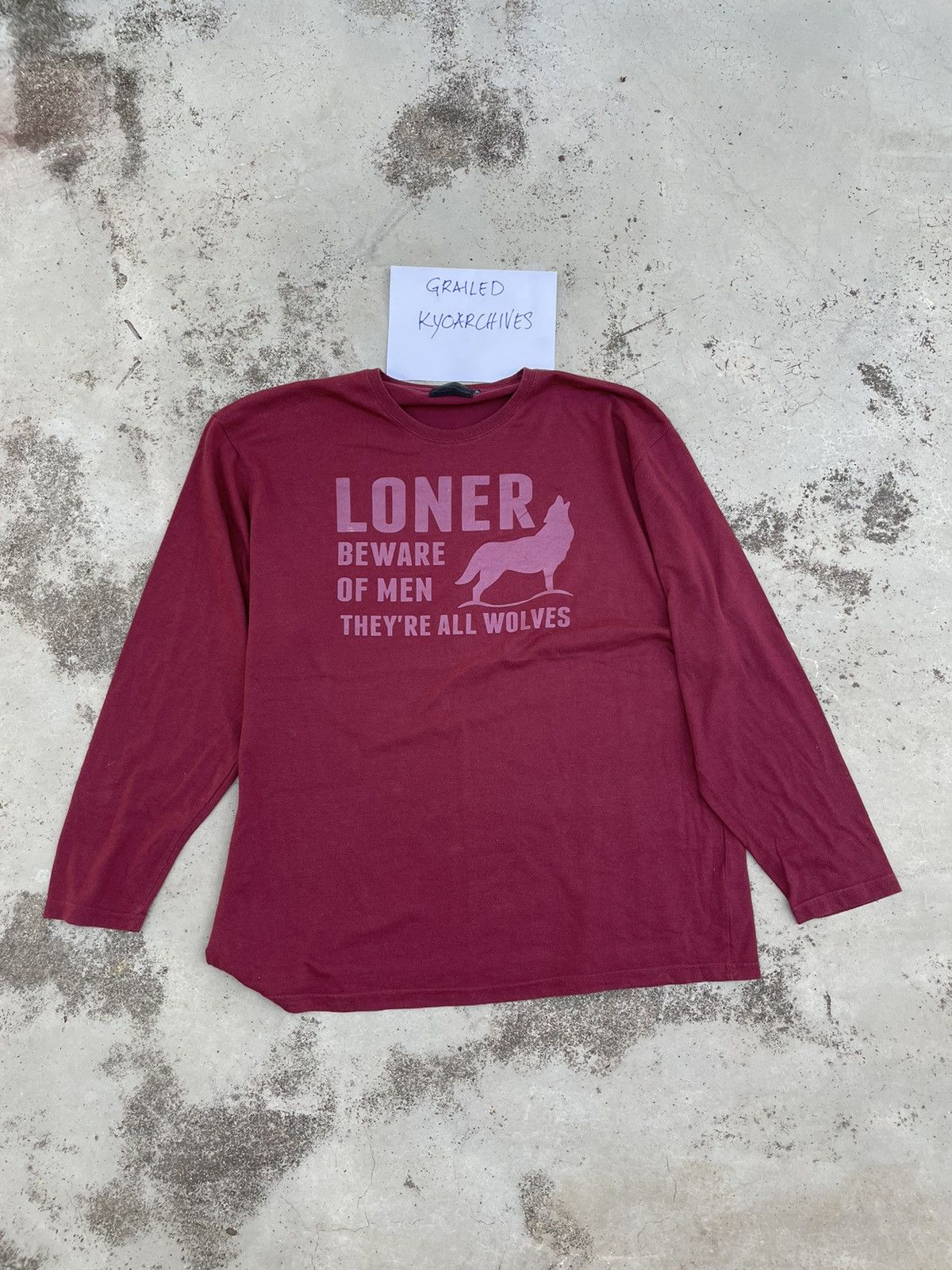 Japanese Brand LONER WOLVES LONG SLEEVE Size US XXL / EU 58 / 5 - 1 Thumbnail