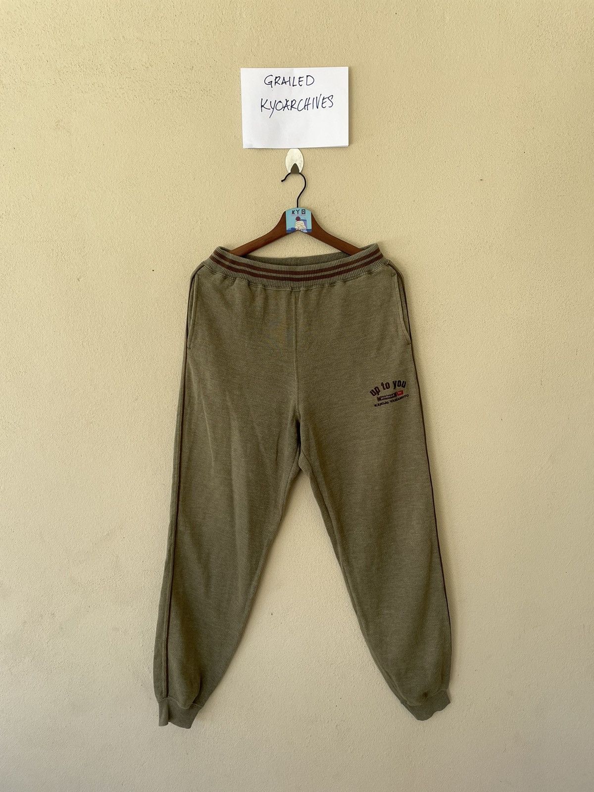 Kansai Yamamoto VINTAGE KANSAI YAMAMOTO UP TO YOU SWEATPANTS Size US 32 / EU 48 - 1 Thumbnail