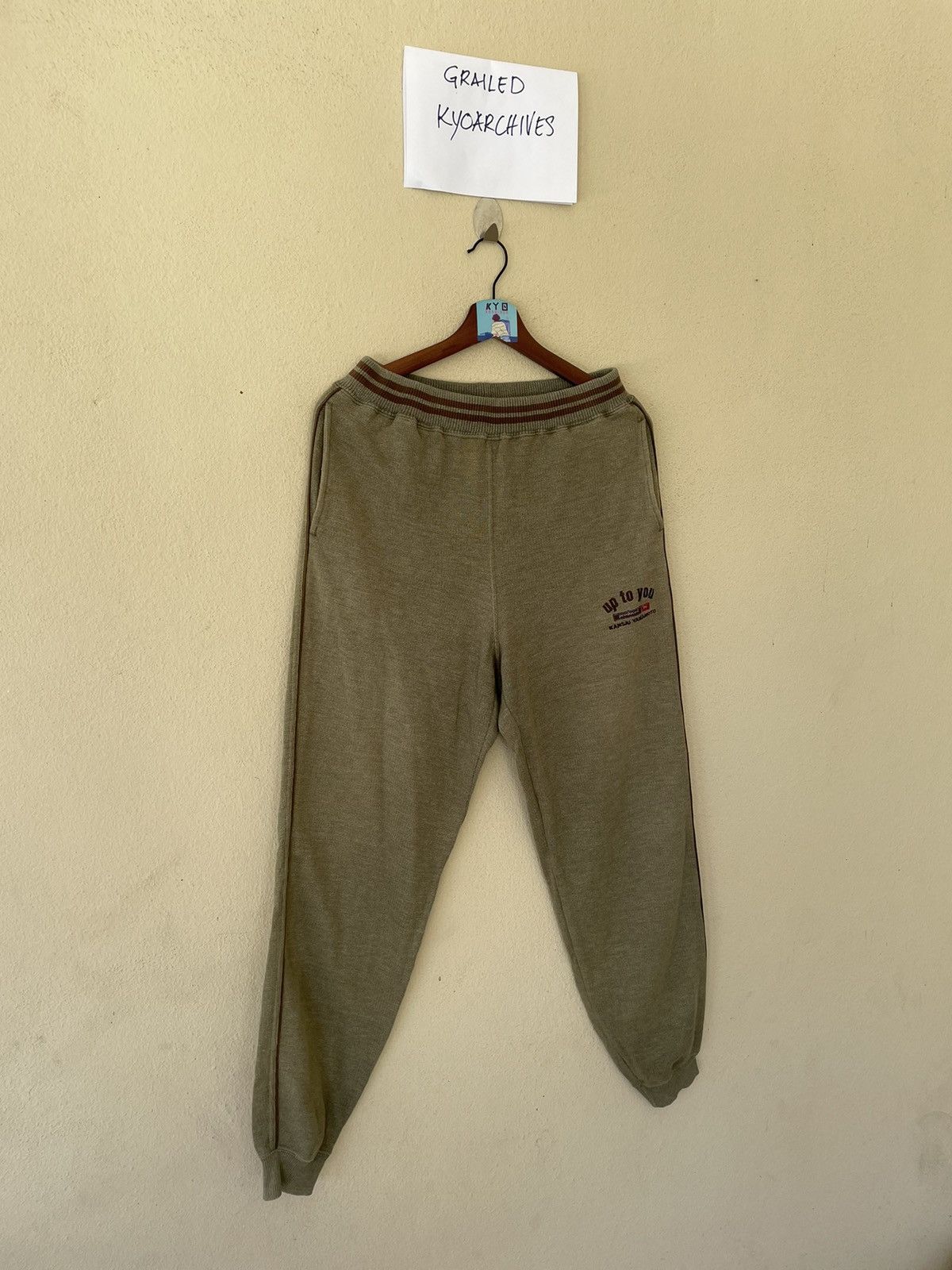 Kansai Yamamoto VINTAGE KANSAI YAMAMOTO UP TO YOU SWEATPANTS Size US 32 / EU 48 - 2 Thumbnail