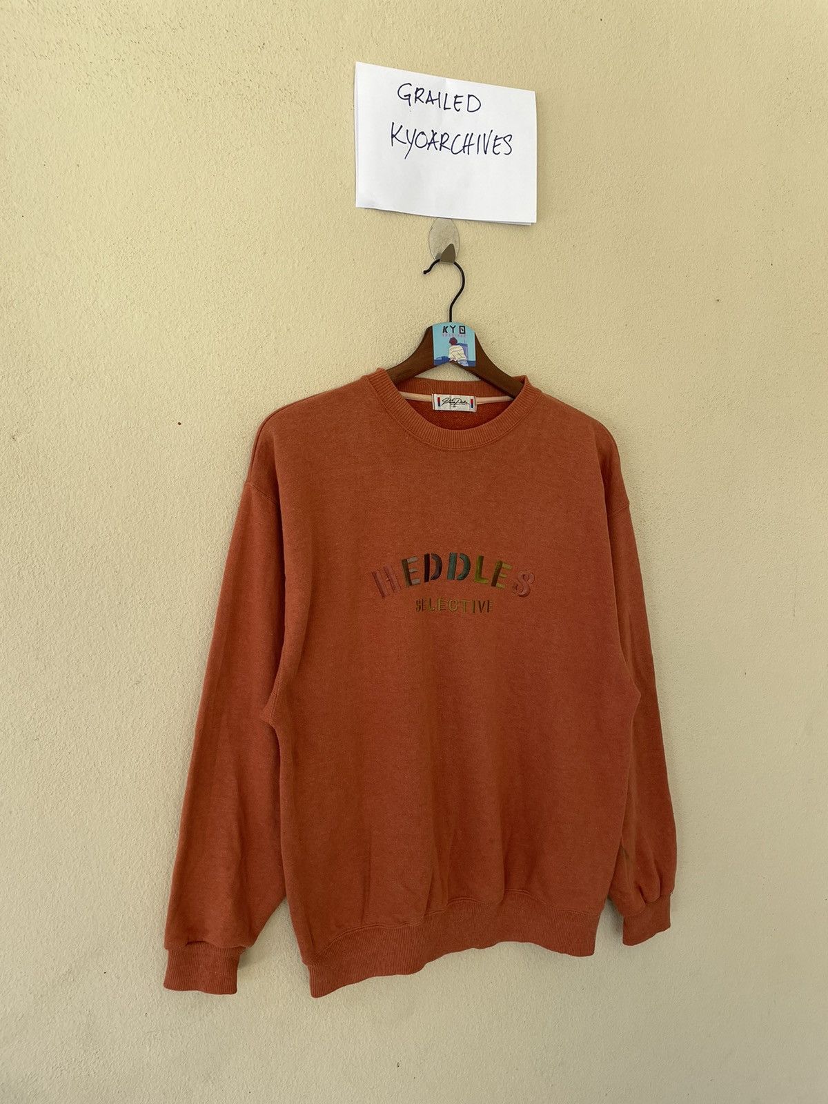 Japanese Brand VINTAGE EMBROIDERED HEDDLES SWEATSHIRT Size US M / EU 48-50 / 2 - 2 Thumbnail