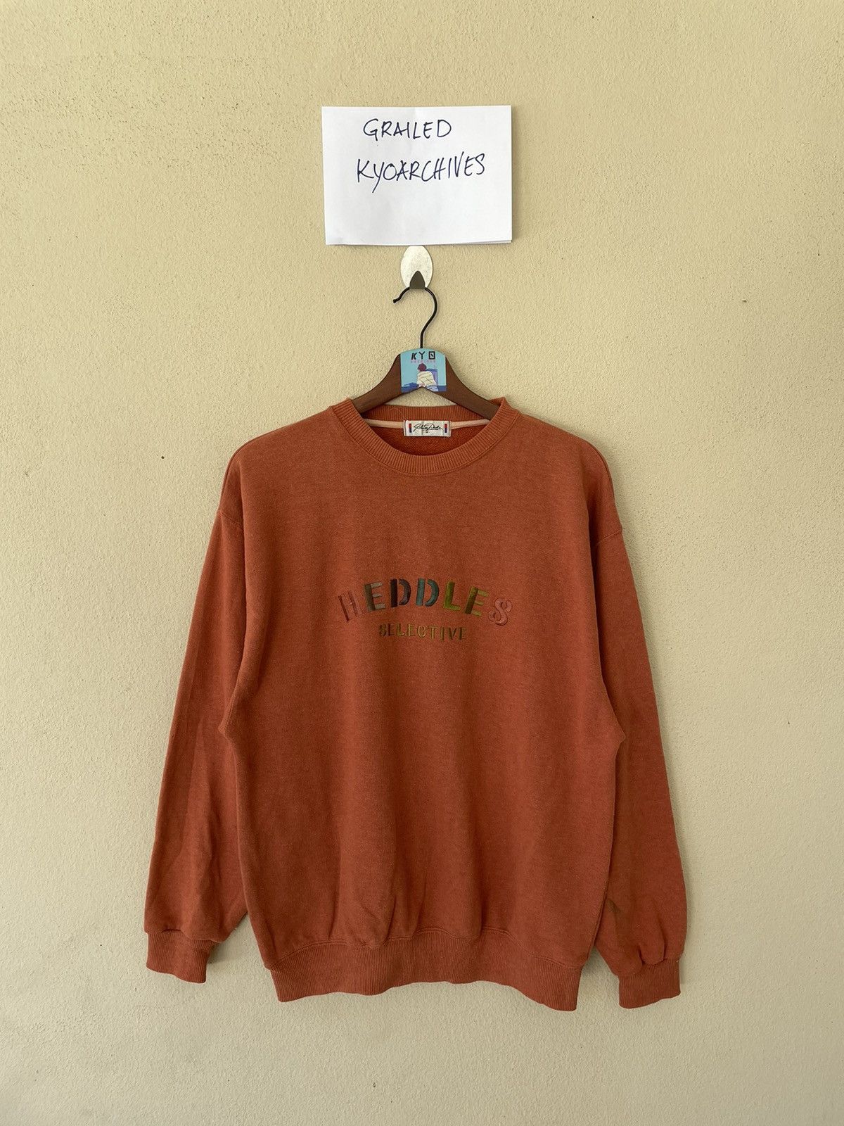 Japanese Brand VINTAGE EMBROIDERED HEDDLES SWEATSHIRT Size US M / EU 48-50 / 2 - 1 Thumbnail