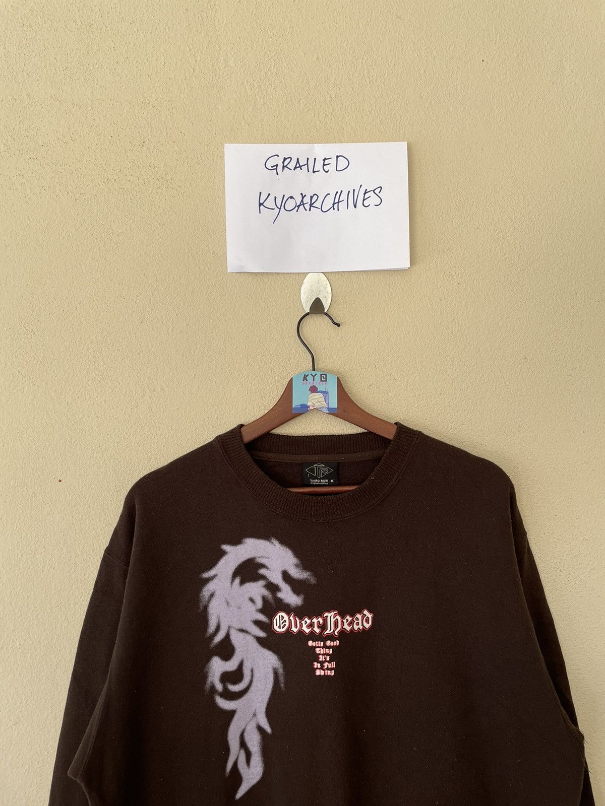 Japanese Brand × Vintage VINTAGE OVERHEAD DRAGON SWEATSHIRT Size US M / EU 48-50 / 2 - 3 Thumbnail