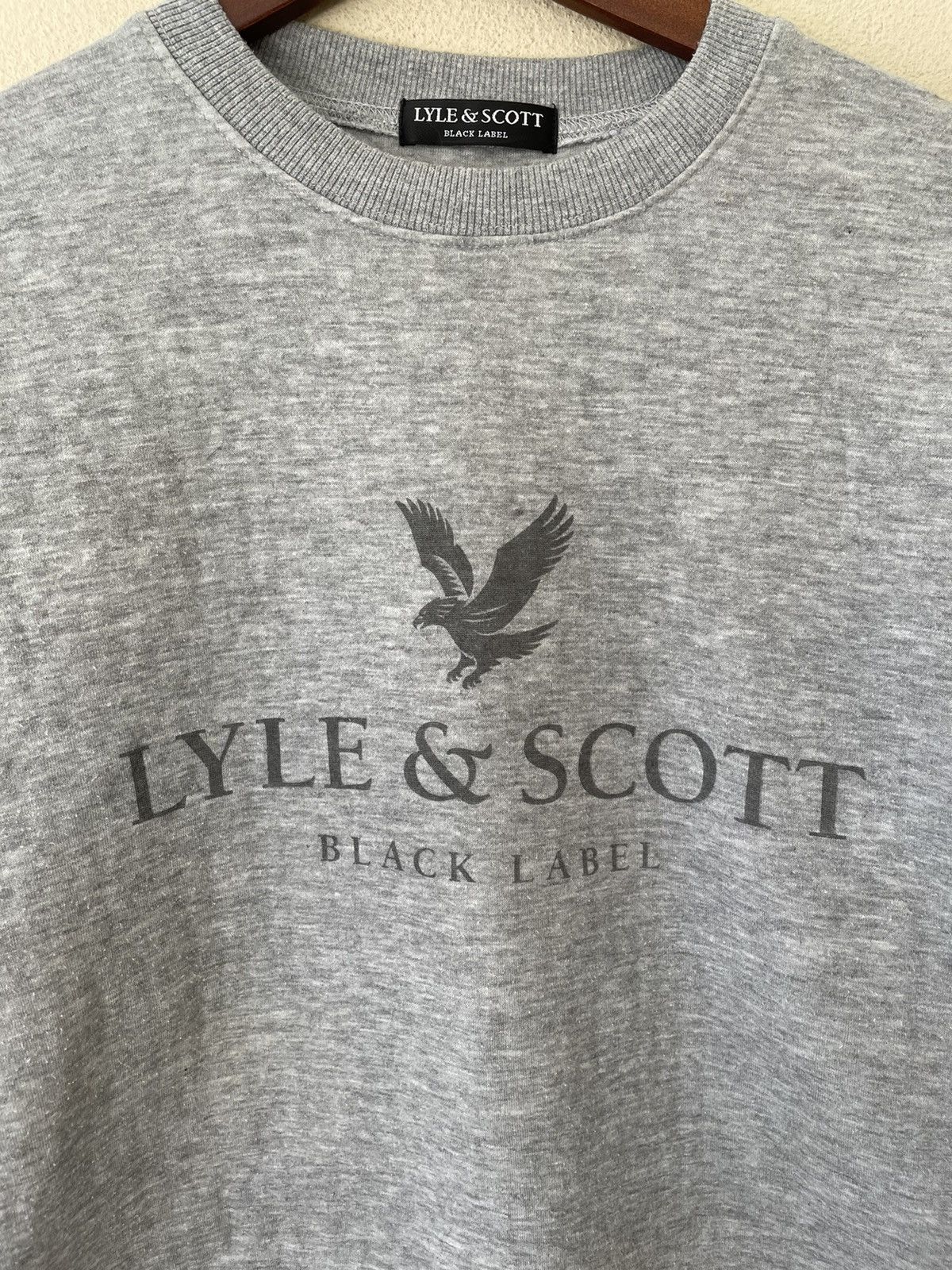 Lyle & Scott LYLE & SCOTT BLACK LABEL BIG LOGO SWEATSHIRT Size US S / EU 44-46 / 1 - 7 Thumbnail
