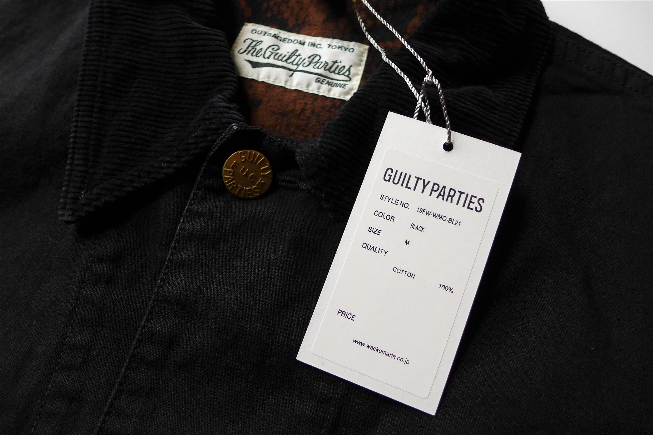 Wacko Maria Wacko Maria Coverall A Jacket (Type 2) - Black Denim Size US M / EU 48-50 / 2 - 10 Thumbnail