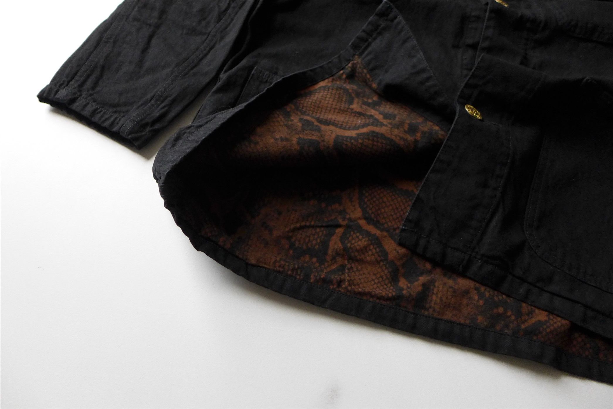 Wacko Maria Wacko Maria Coverall A Jacket (Type 2) - Black Denim Size US M / EU 48-50 / 2 - 11 Thumbnail