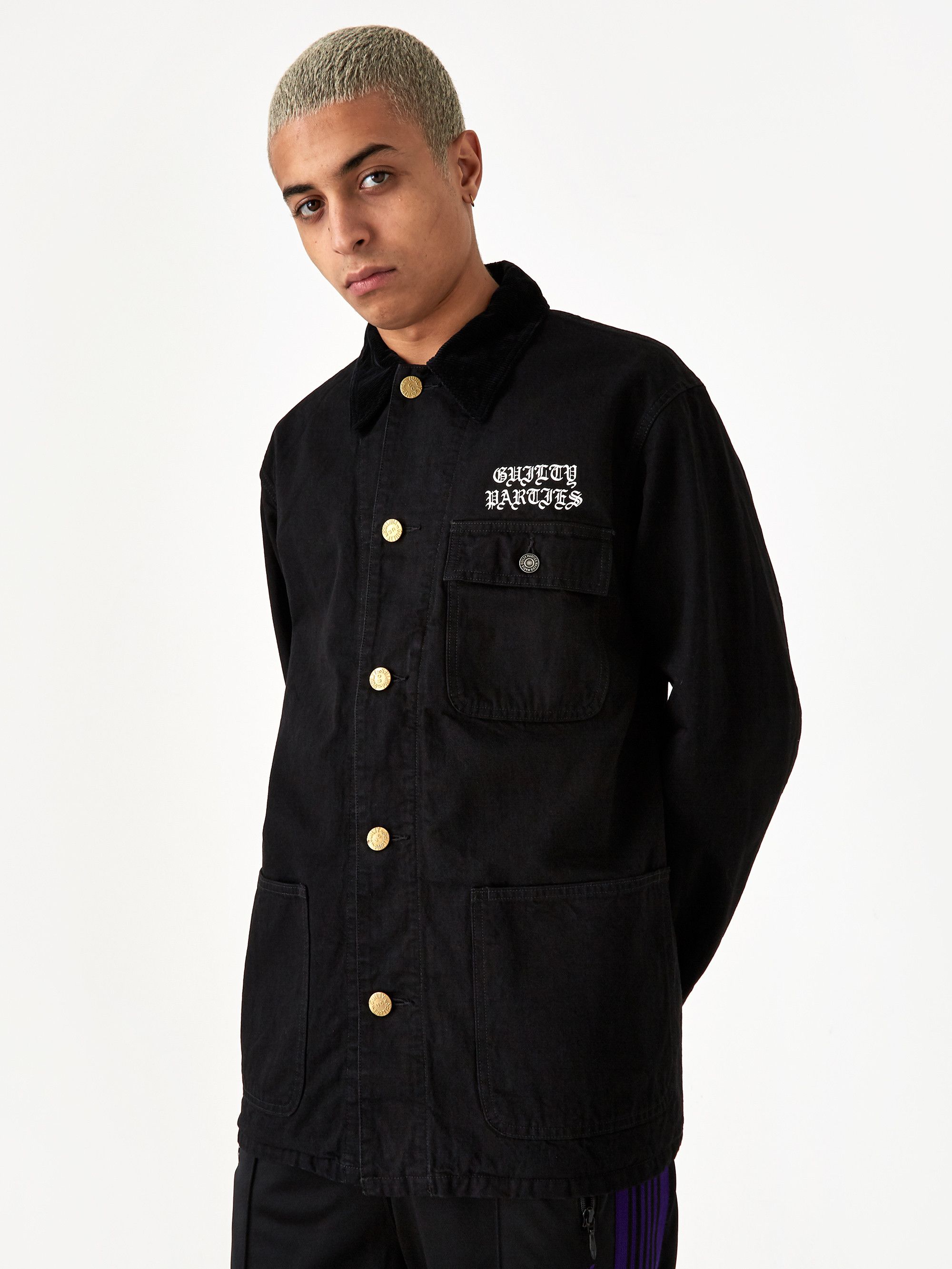 Wacko Maria Wacko Maria Coverall A Jacket (Type 2) - Black Denim Size US M / EU 48-50 / 2 - 4 Thumbnail