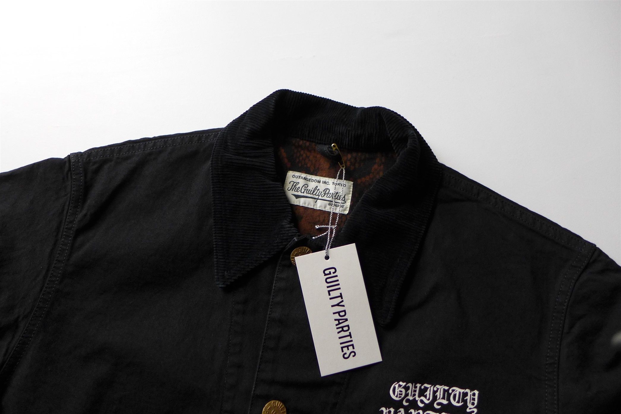 Wacko Maria Wacko Maria Coverall A Jacket (Type 2) - Black Denim Size US M / EU 48-50 / 2 - 8 Thumbnail