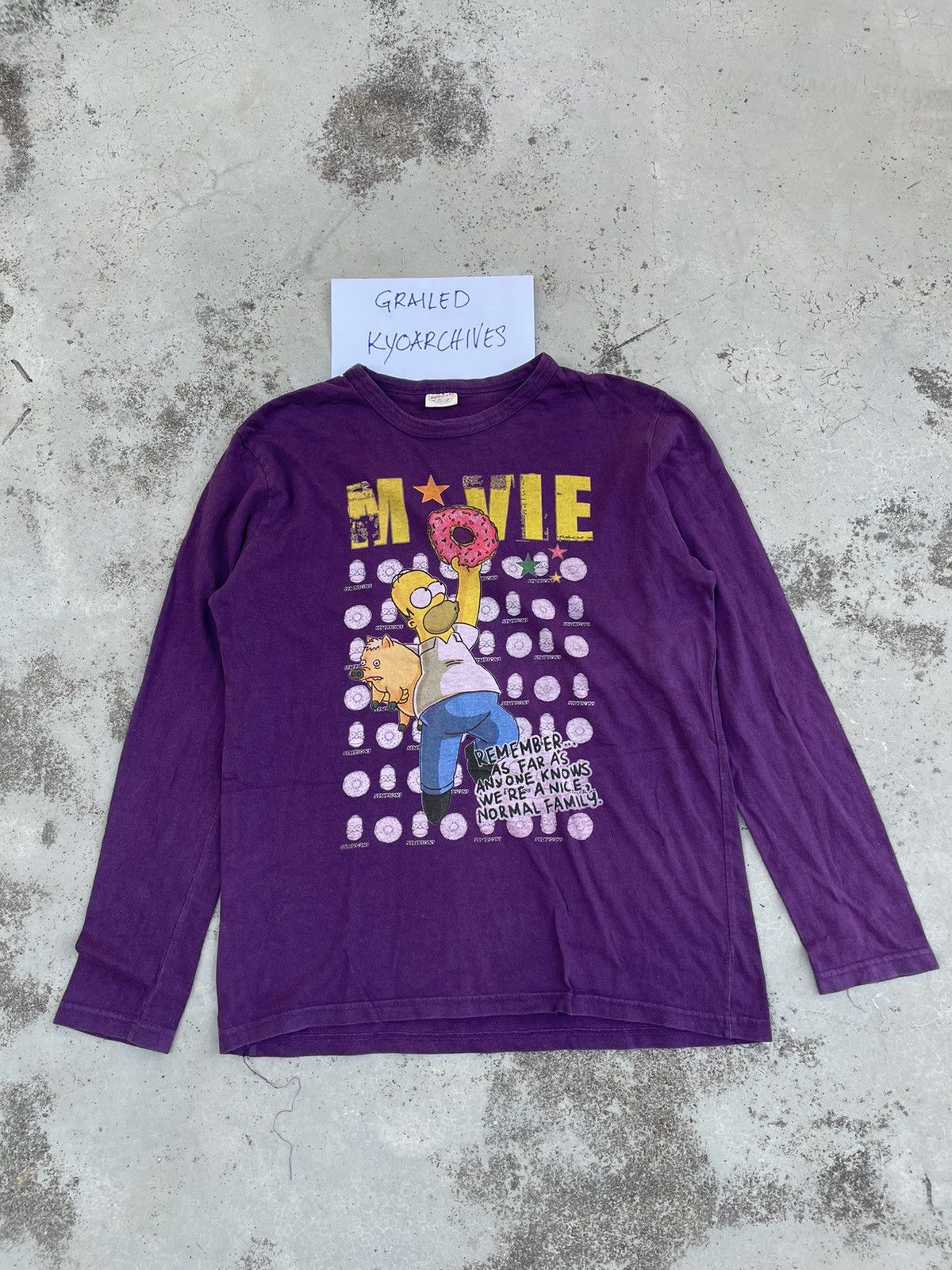 The Simpsons THE SIMPSONS MOVIE LONG SLEEVE Size US M / EU 48-50 / 2 - 1 Thumbnail