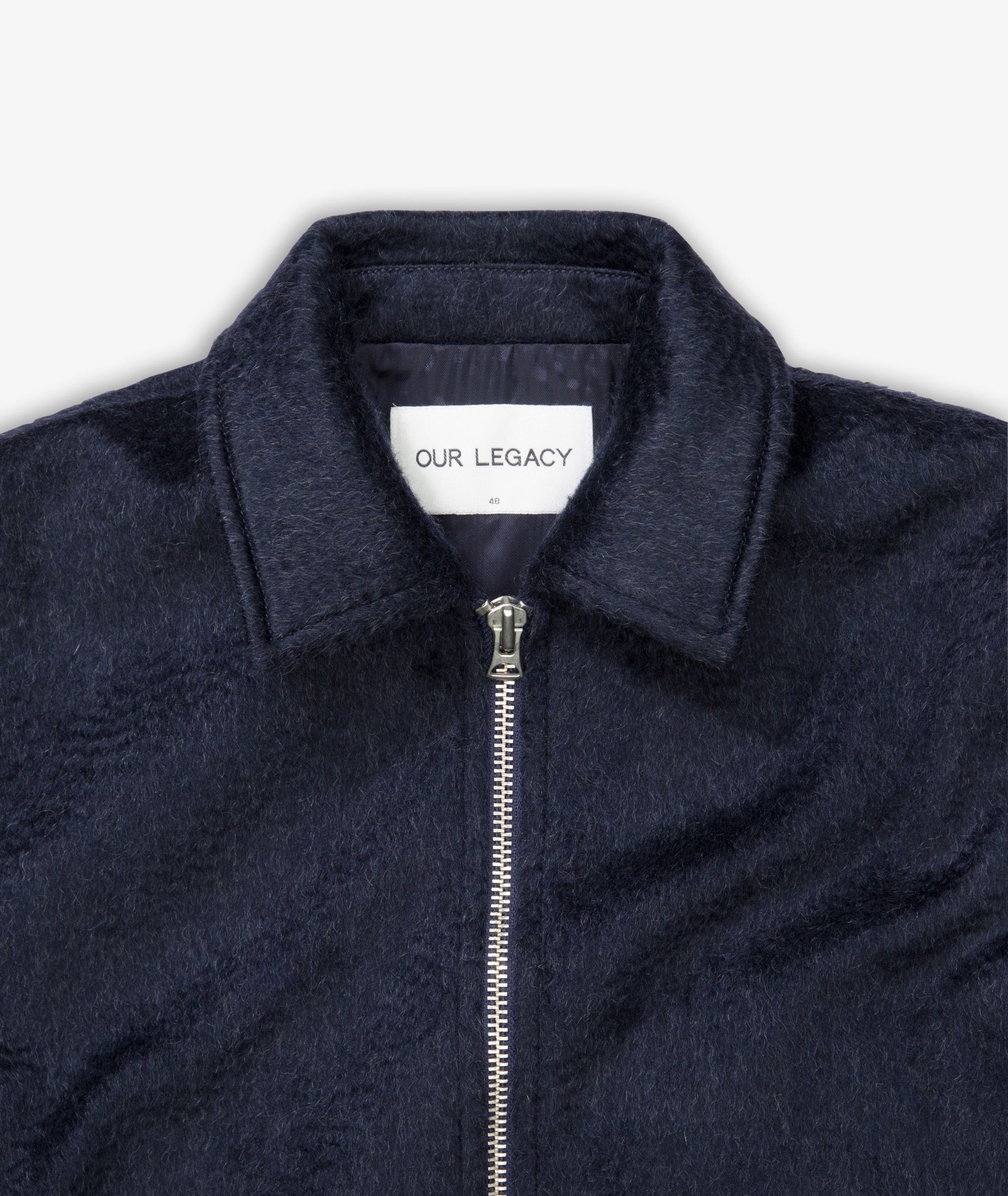 Our Legacy Our Legacy Coach Jacket - Pressed Cilium Navy Size US L / EU 52-54 / 3 - 4 Thumbnail