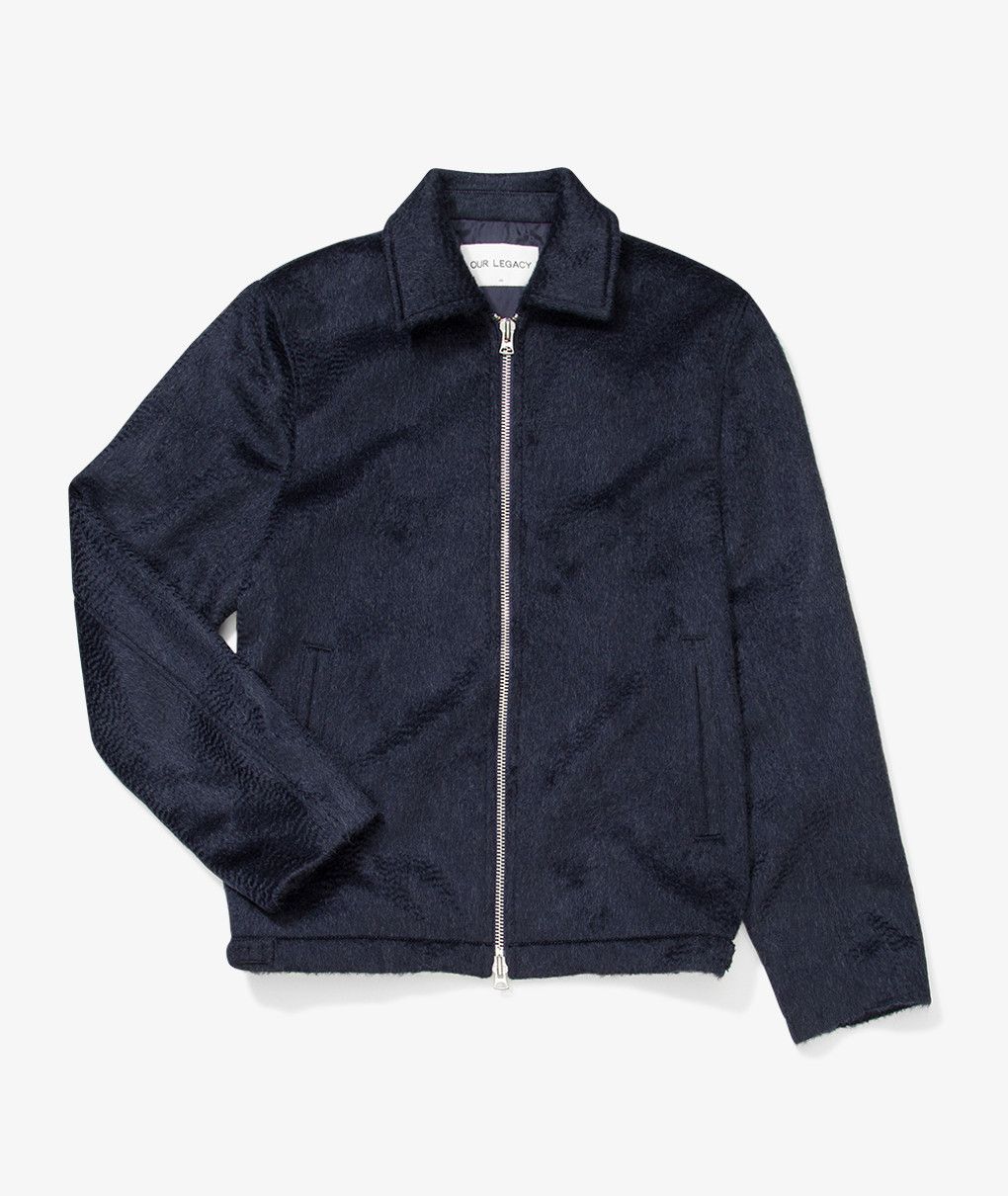 Our Legacy Our Legacy Coach Jacket - Pressed Cilium Navy Size US L / EU 52-54 / 3 - 1 Thumbnail