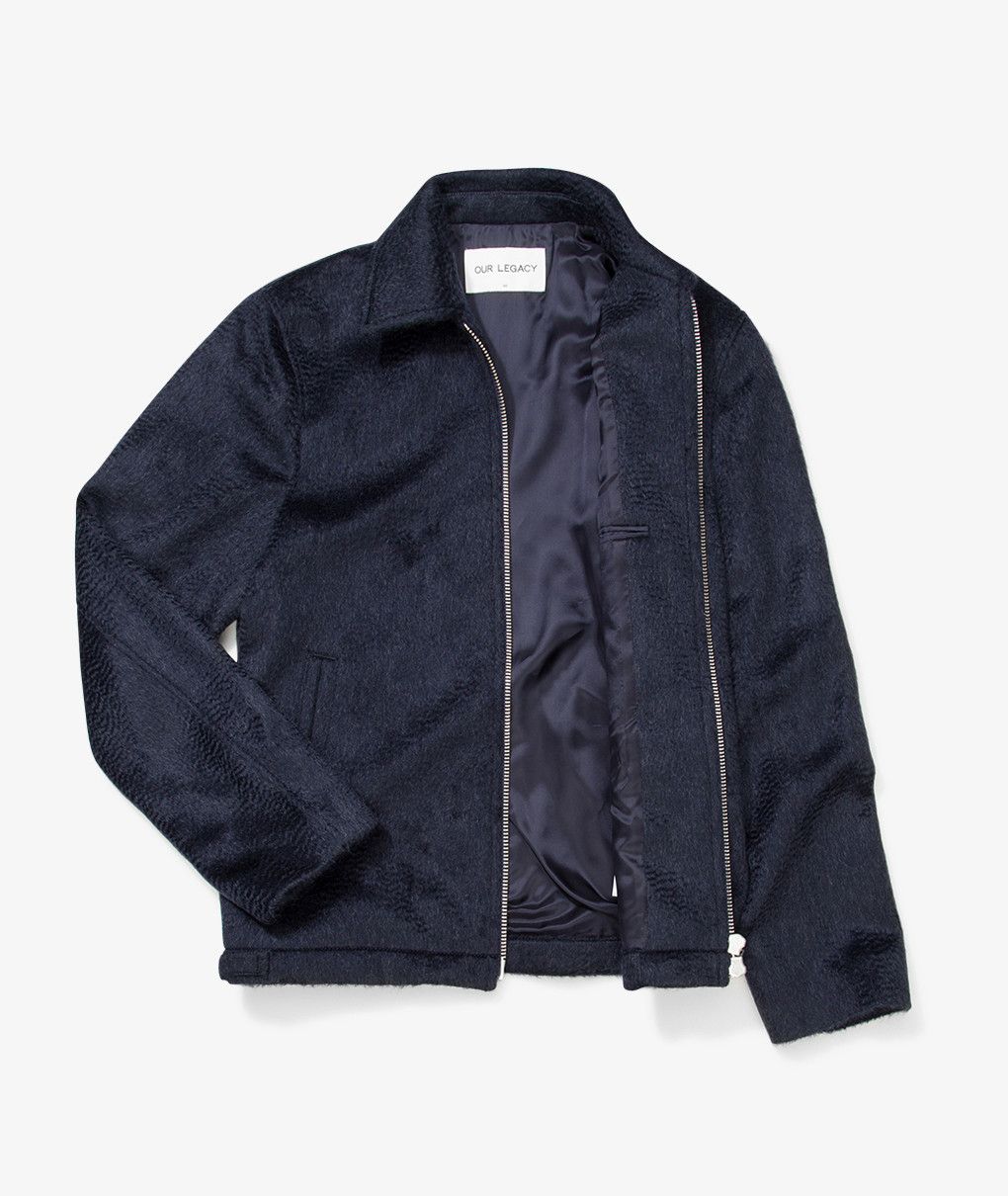 Our Legacy Our Legacy Coach Jacket - Pressed Cilium Navy Size US L / EU 52-54 / 3 - 2 Thumbnail
