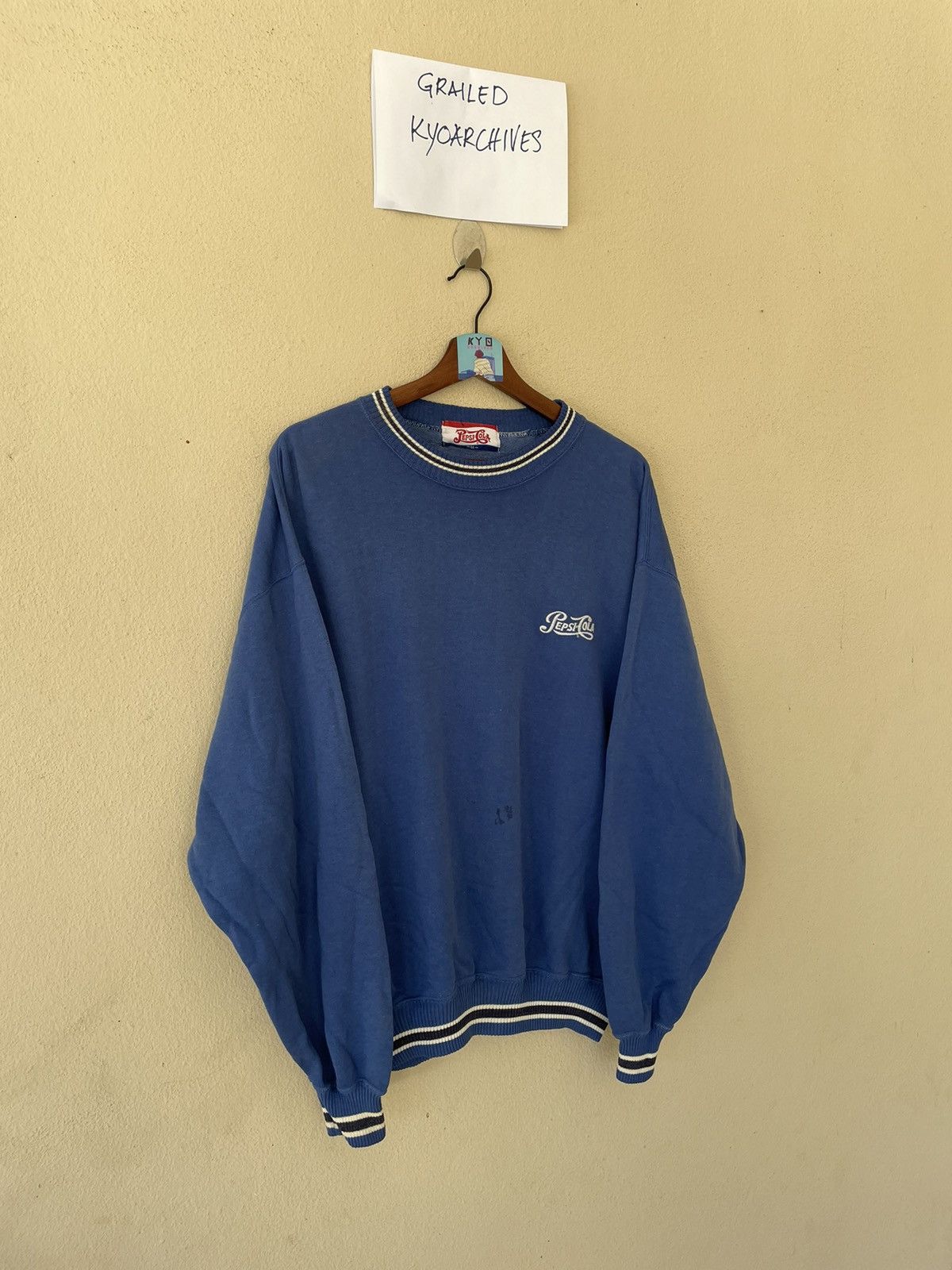 Pepsi × Vintage VINTAGE PEPSI-COLA SWEATSHIRT Size US L / EU 52-54 / 3 - 2 Thumbnail