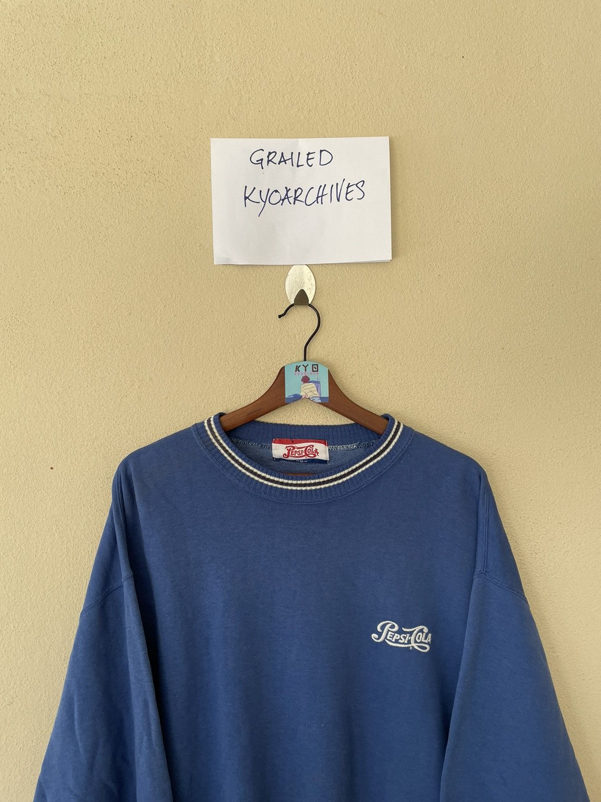 Pepsi × Vintage VINTAGE PEPSI-COLA SWEATSHIRT Size US L / EU 52-54 / 3 - 3 Thumbnail