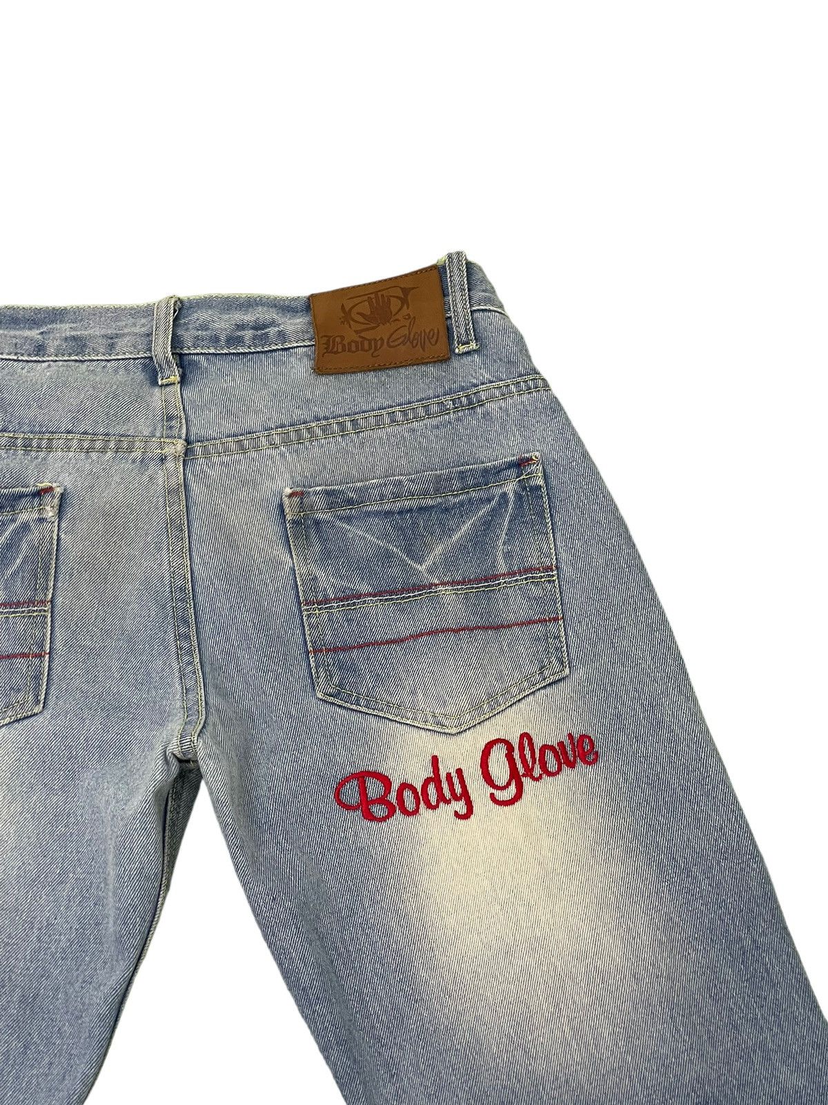 Body Glove Straight Jeans Body Glove Distress Low Rise 3🟦0 Size US 31 - 18 Thumbnail