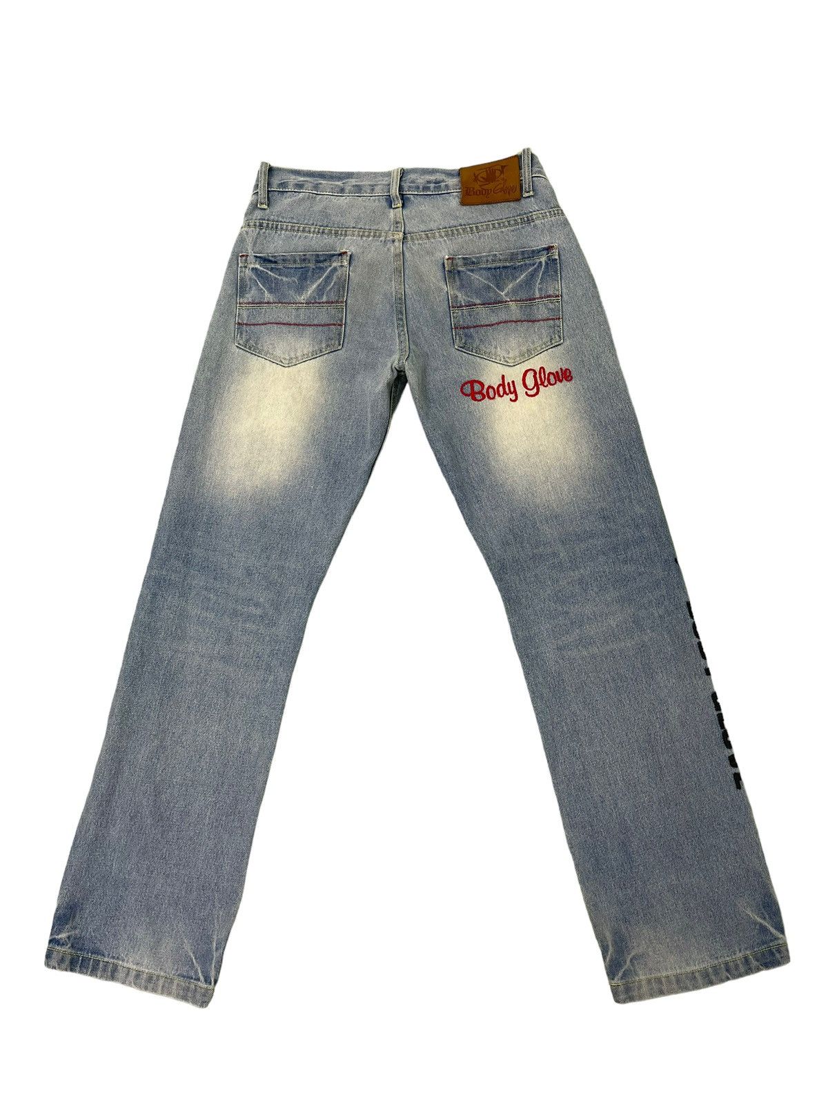 Body Glove Straight Jeans Body Glove Distress Low Rise 3🟦0 Size US 31 - 11 Thumbnail