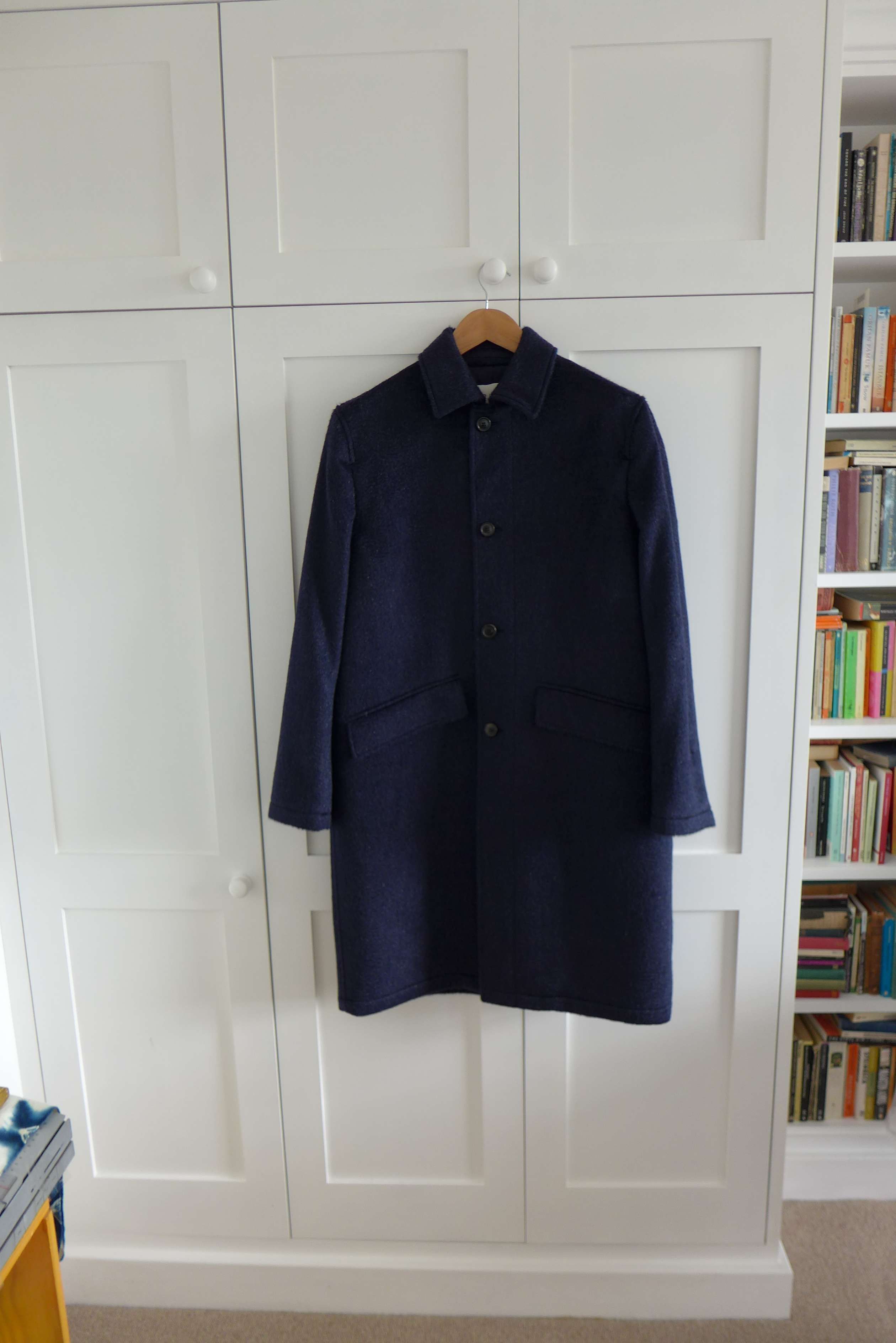 Our Legacy Our Legacy Car Coat - Pressed Cilium Navy Size US S / EU 44-46 / 1 - 7 Thumbnail