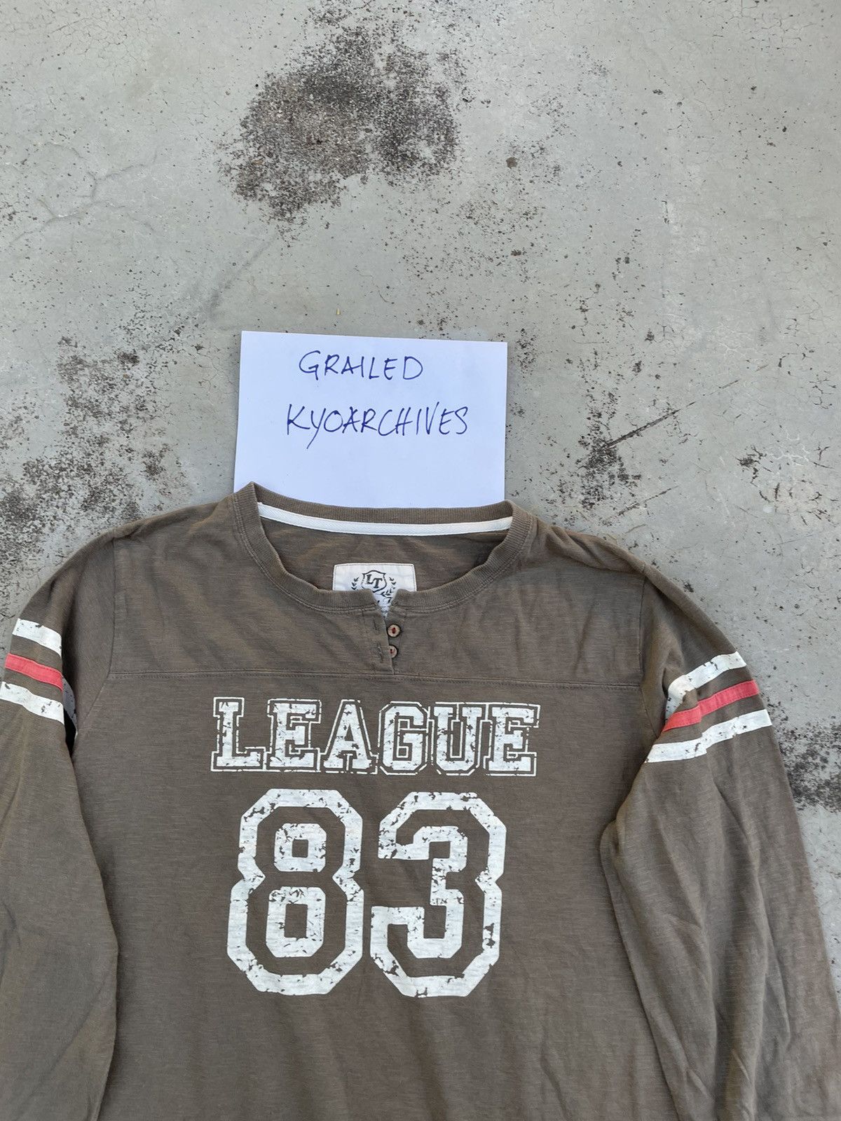 Japanese Brand LEAGUE 83 LONG SLEEVE Size US M / EU 48-50 / 2 - 2 Thumbnail
