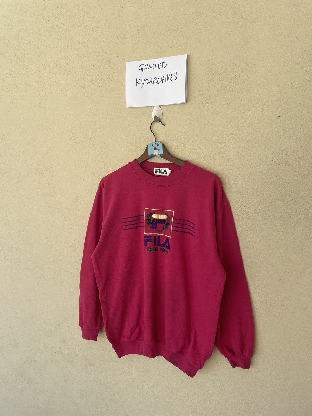 Fila × Vintage VINTAGE EMBROIDERED FILA BIG LOGOS SWEATSHIRT Size US L / EU 52-54 / 3 - 2 Thumbnail
