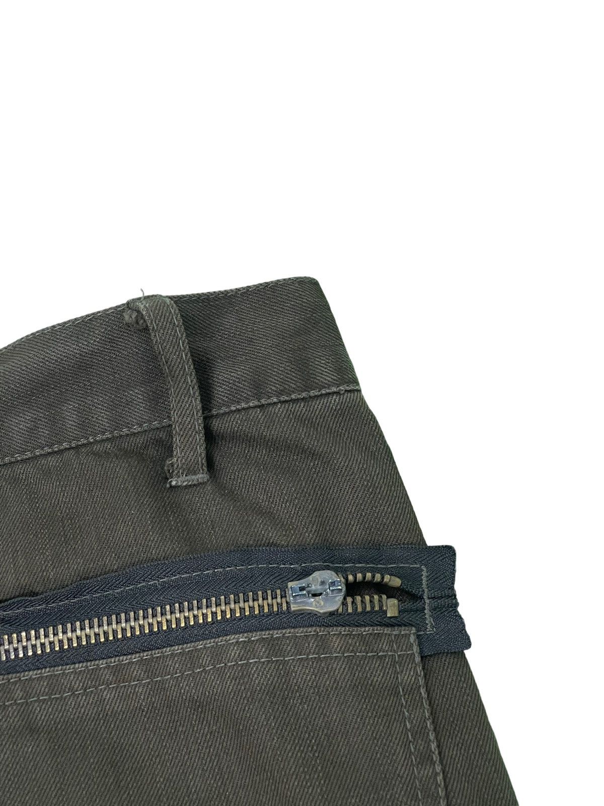 Japanese Brand Flare Jeans Rage Blue Multizipped Faded Boot Cut 3🟦0 Size US 30 / EU 46 - 10 Thumbnail