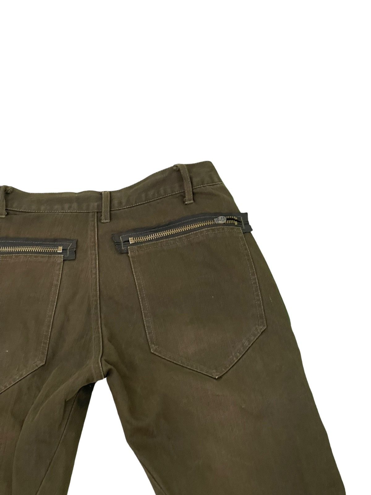 Japanese Brand Flare Jeans Rage Blue Multizipped Faded Boot Cut 3🟦0 Size US 30 / EU 46 - 9 Thumbnail