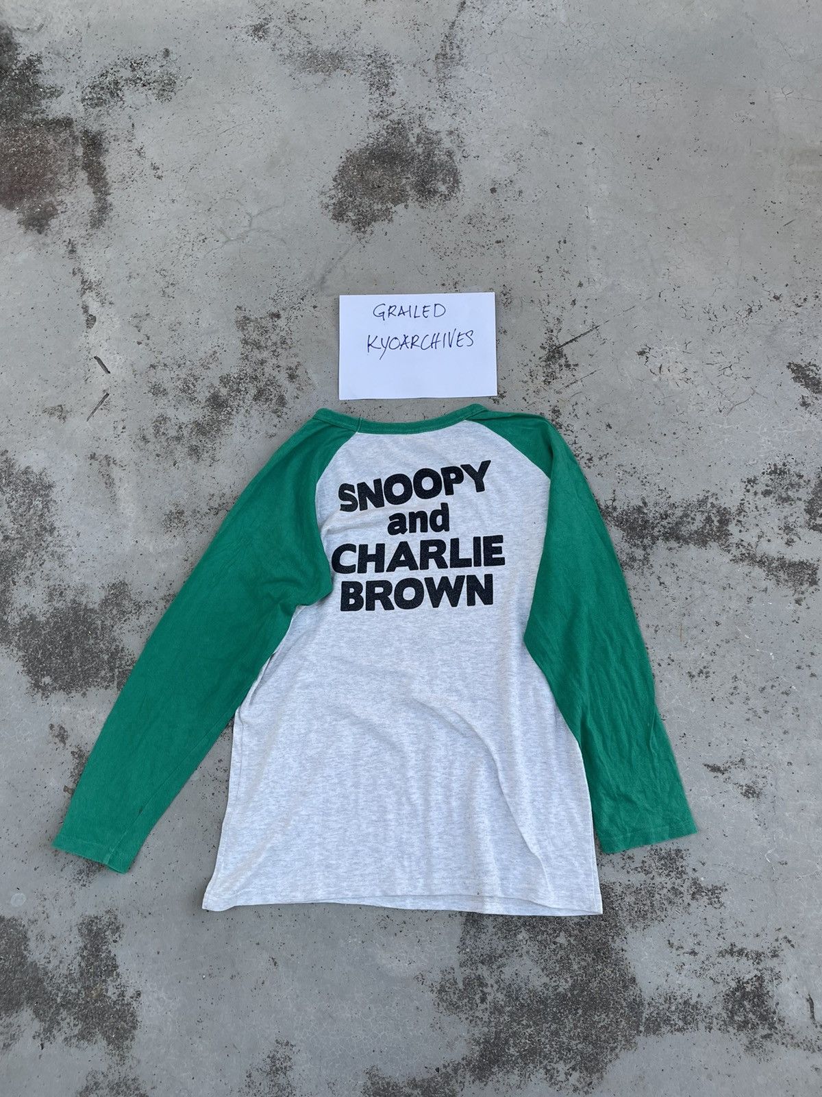 Peanuts SNOOPY AND CHARLIE BROWN LONG SLEEVE Size US M / EU 48-50 / 2 - 2 Thumbnail