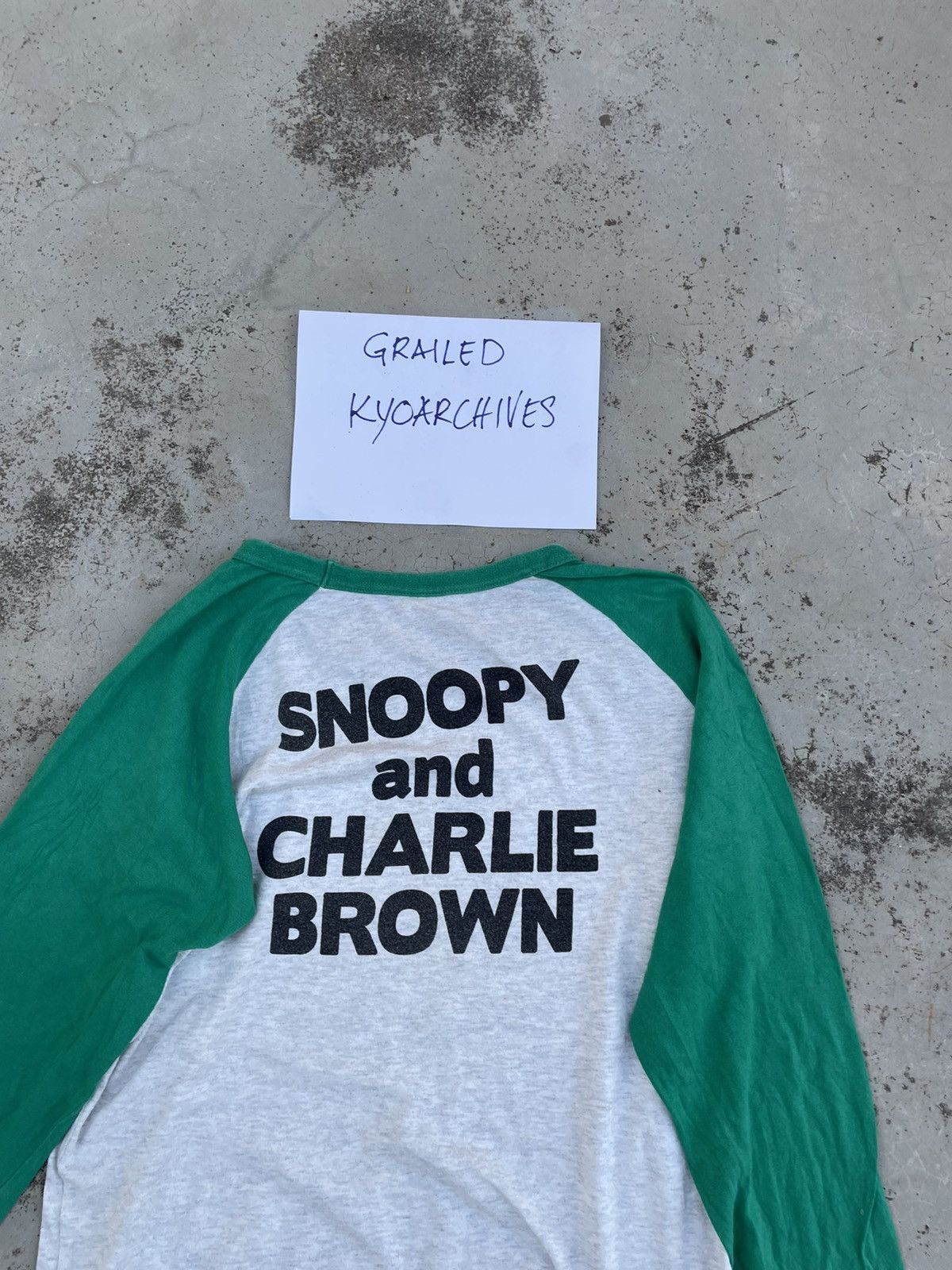 Peanuts SNOOPY AND CHARLIE BROWN LONG SLEEVE Size US M / EU 48-50 / 2 - 3 Thumbnail