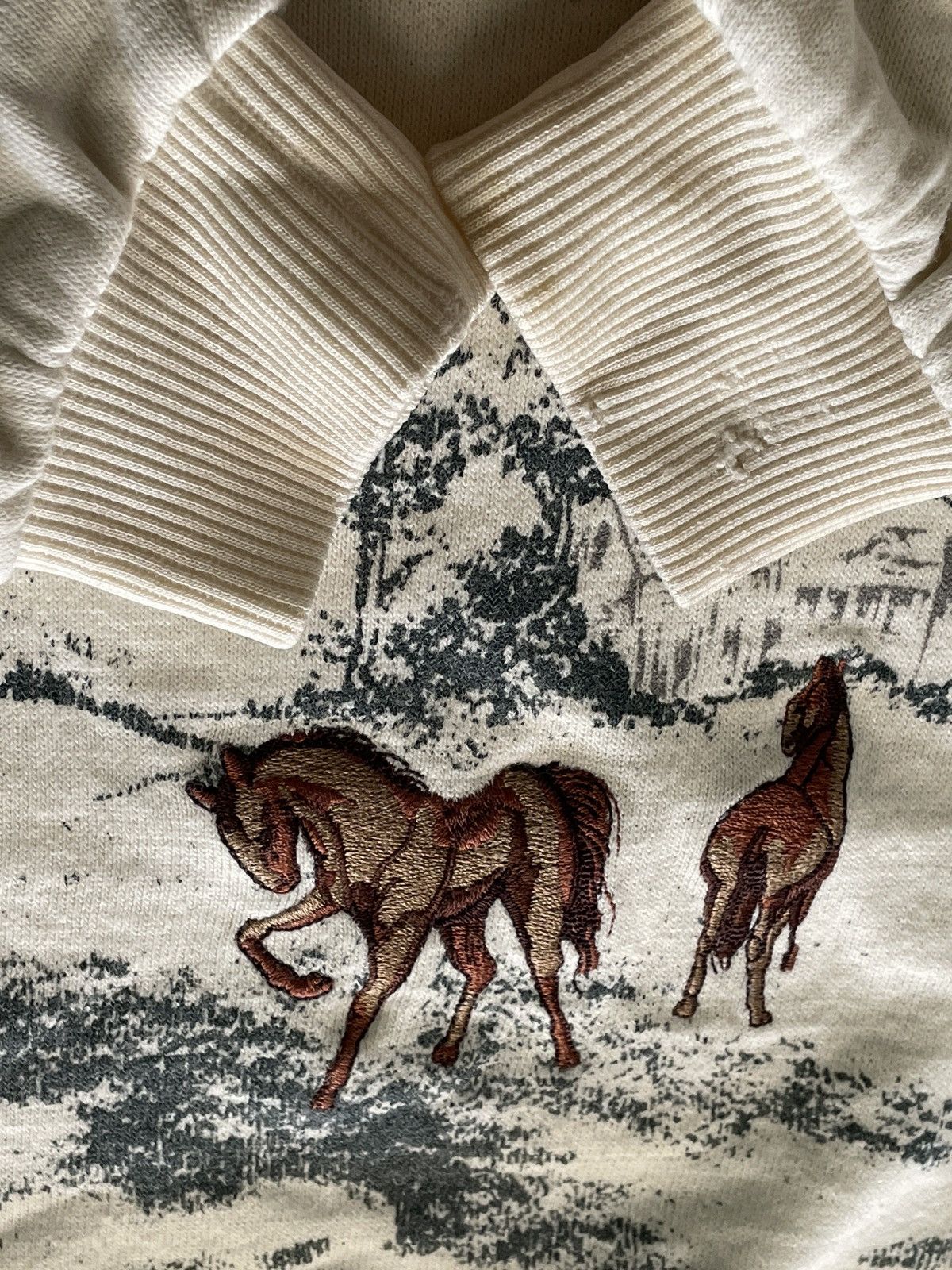 Japanese Brand × Vintage VINTAGE LEX EMBROIDERED HORSE SWEATSHIRT Size US M / EU 48-50 / 2 - 9 Thumbnail