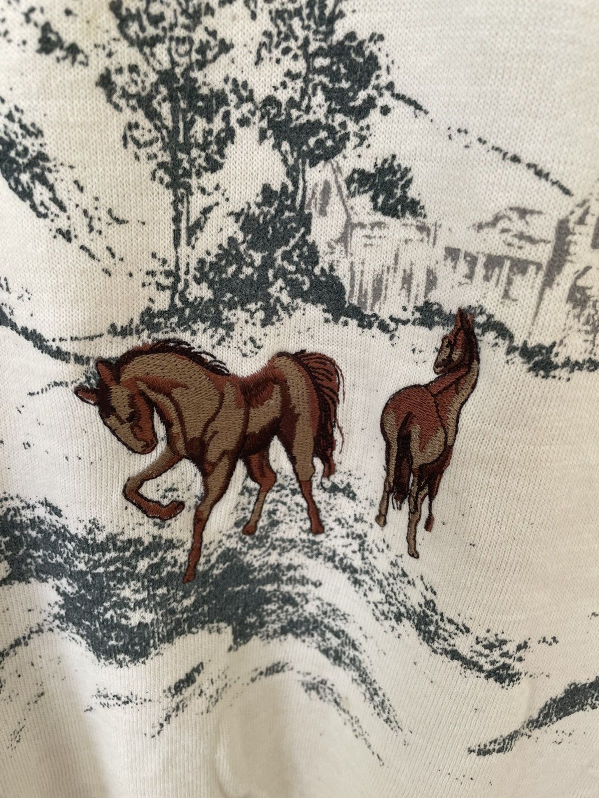 Japanese Brand × Vintage VINTAGE LEX EMBROIDERED HORSE SWEATSHIRT Size US M / EU 48-50 / 2 - 6 Thumbnail