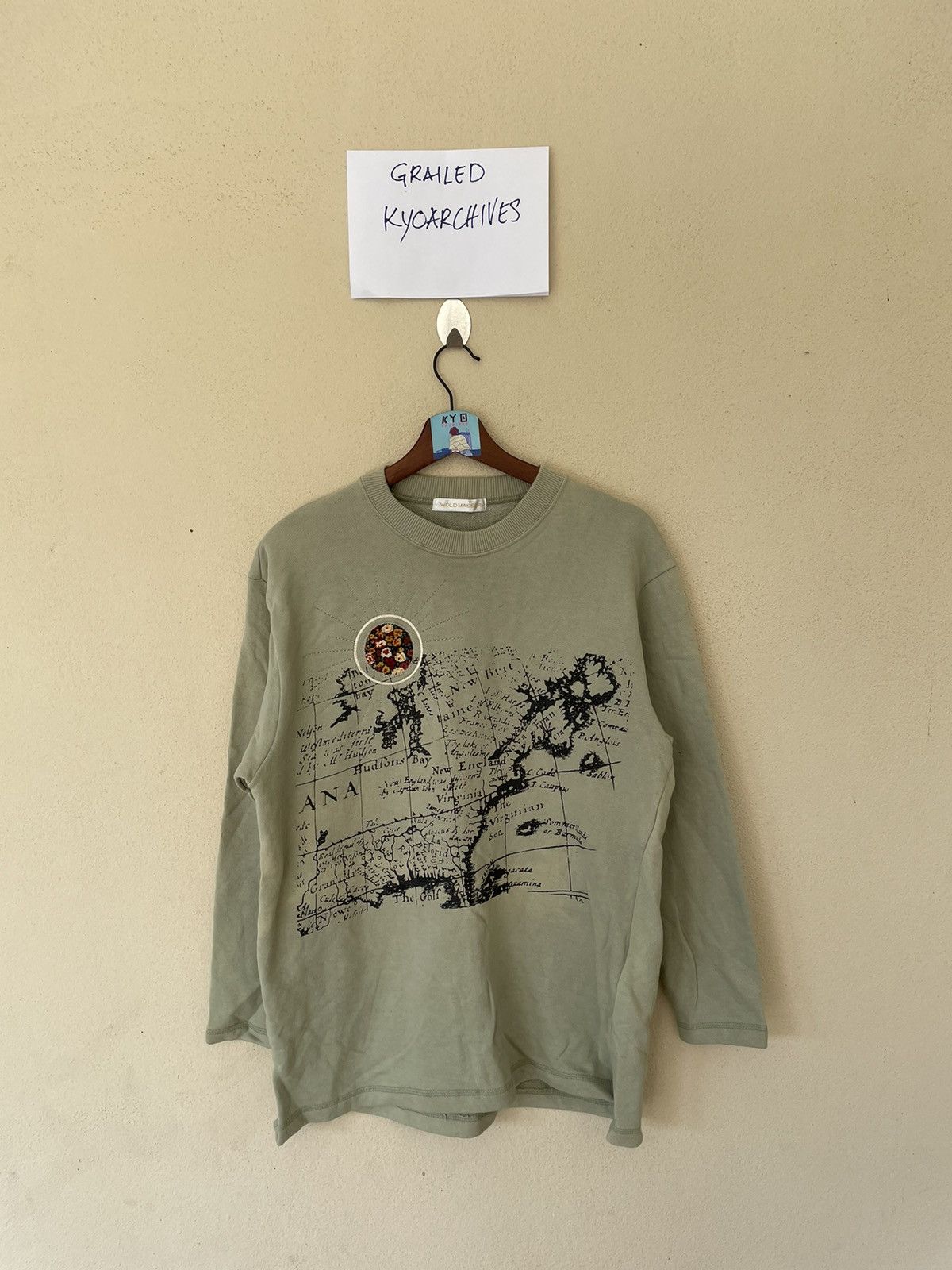 Japanese Brand × Vintage VINTAGE WOLD MASSER SWEATSHIRT Size US L / EU 52-54 / 3 - 1 Thumbnail