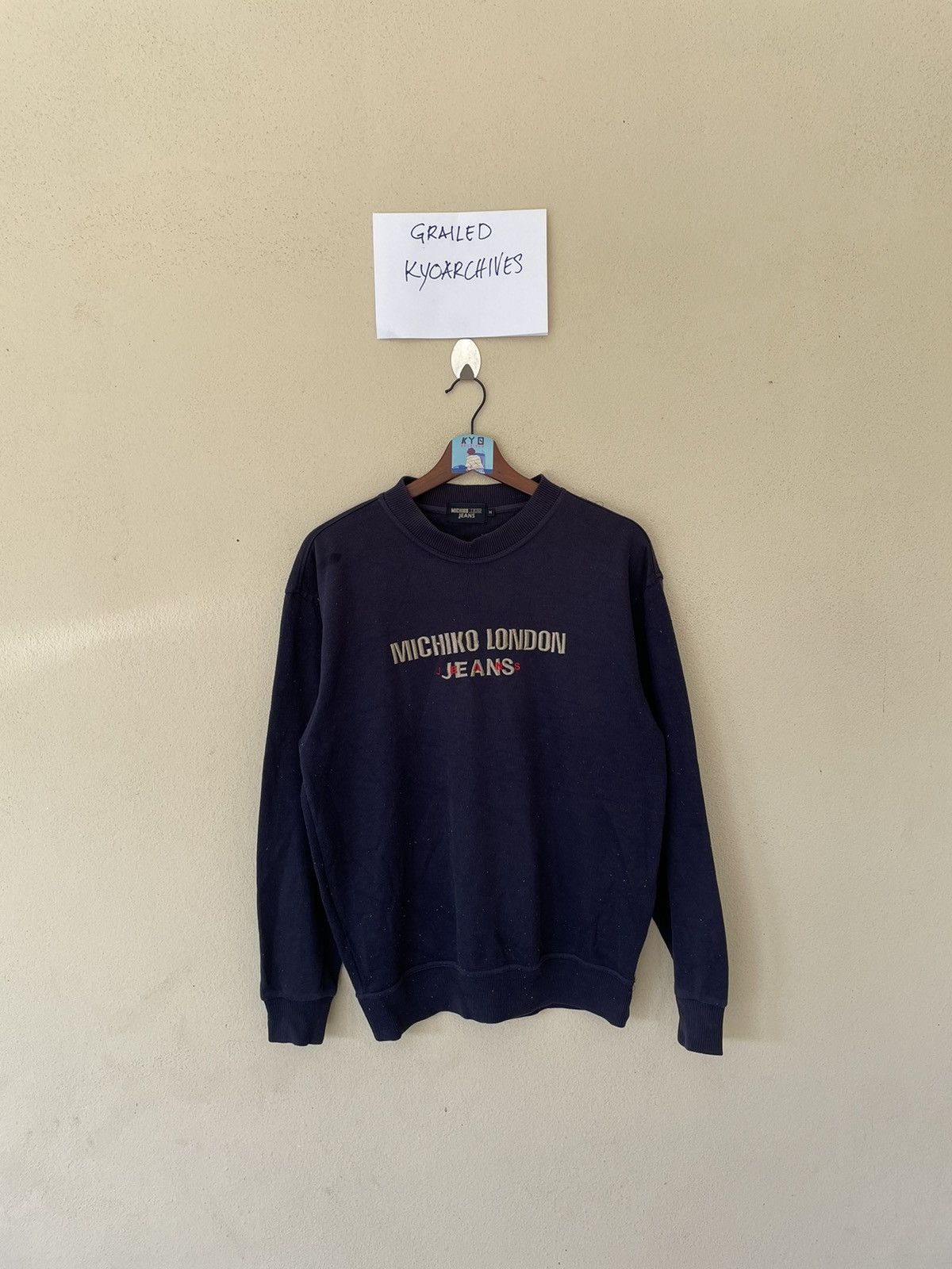 Michiko Koshino London VINTAGE EMBROIDERED MICHIKO LONDON JEANS SWEATSHIRT Size US M / EU 48-50 / 2 - 1 Thumbnail