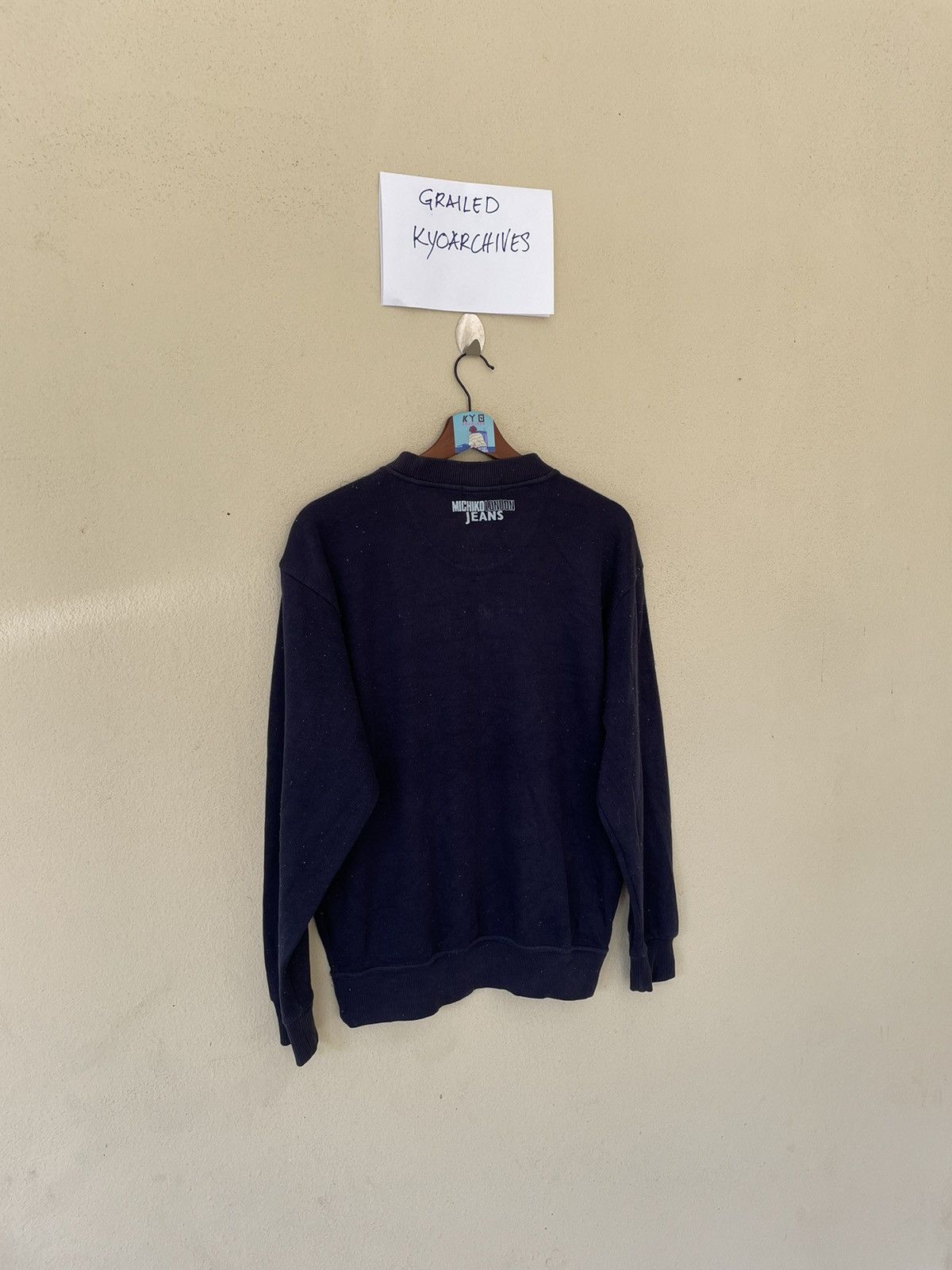 Michiko Koshino London VINTAGE EMBROIDERED MICHIKO LONDON JEANS SWEATSHIRT Size US M / EU 48-50 / 2 - 4 Thumbnail