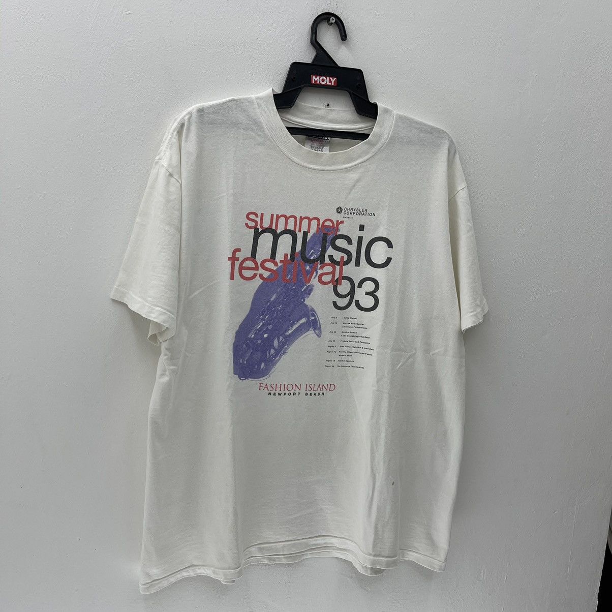 Band Tees Summer Music Festival 93 Vintage 90s Fashion Island Size US XL / EU 56 / 4 - 7 Thumbnail