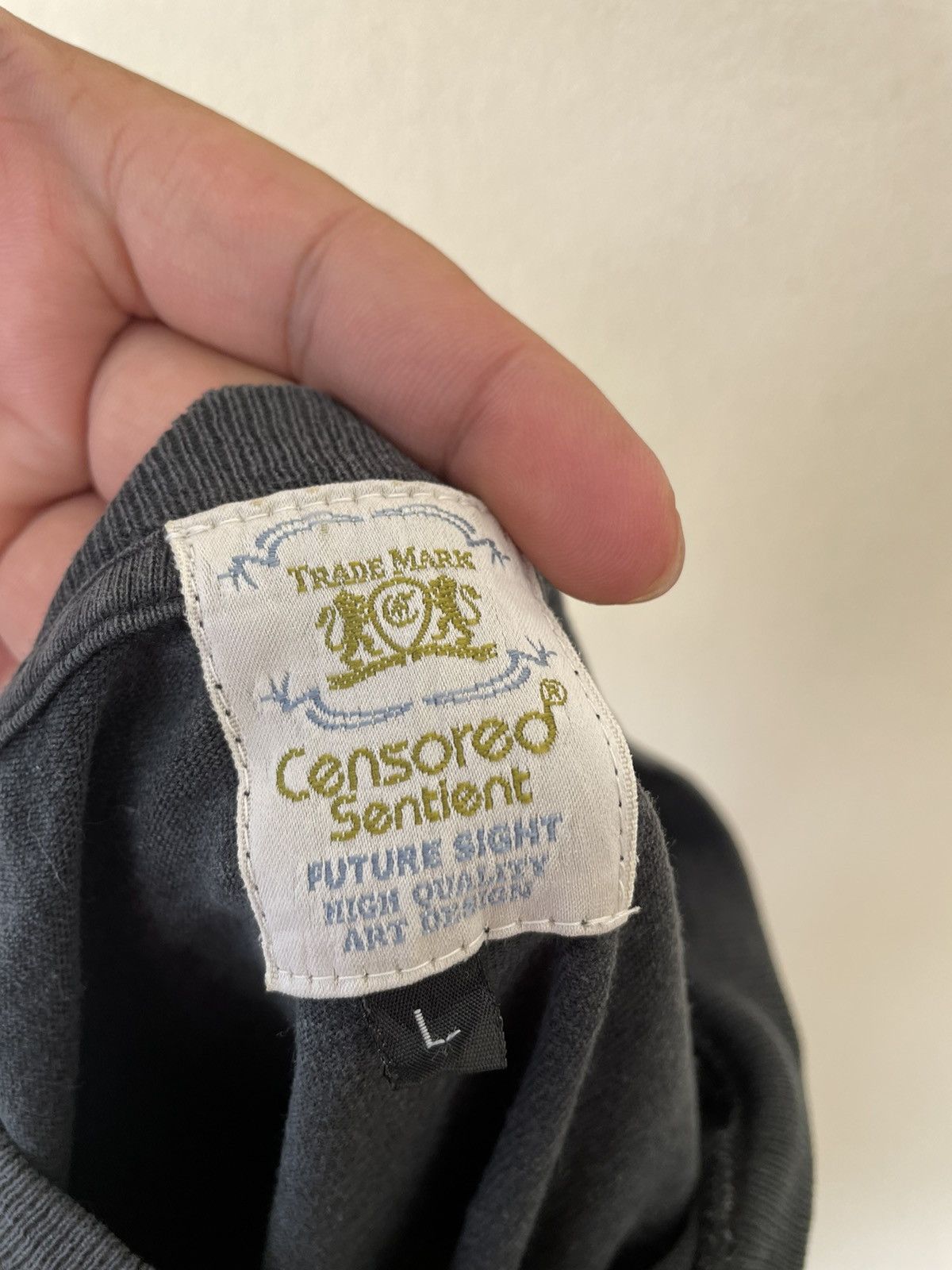 Japanese Brand CENSORED SENTIENT TEE Size US L / EU 52-54 / 3 - 8 Thumbnail