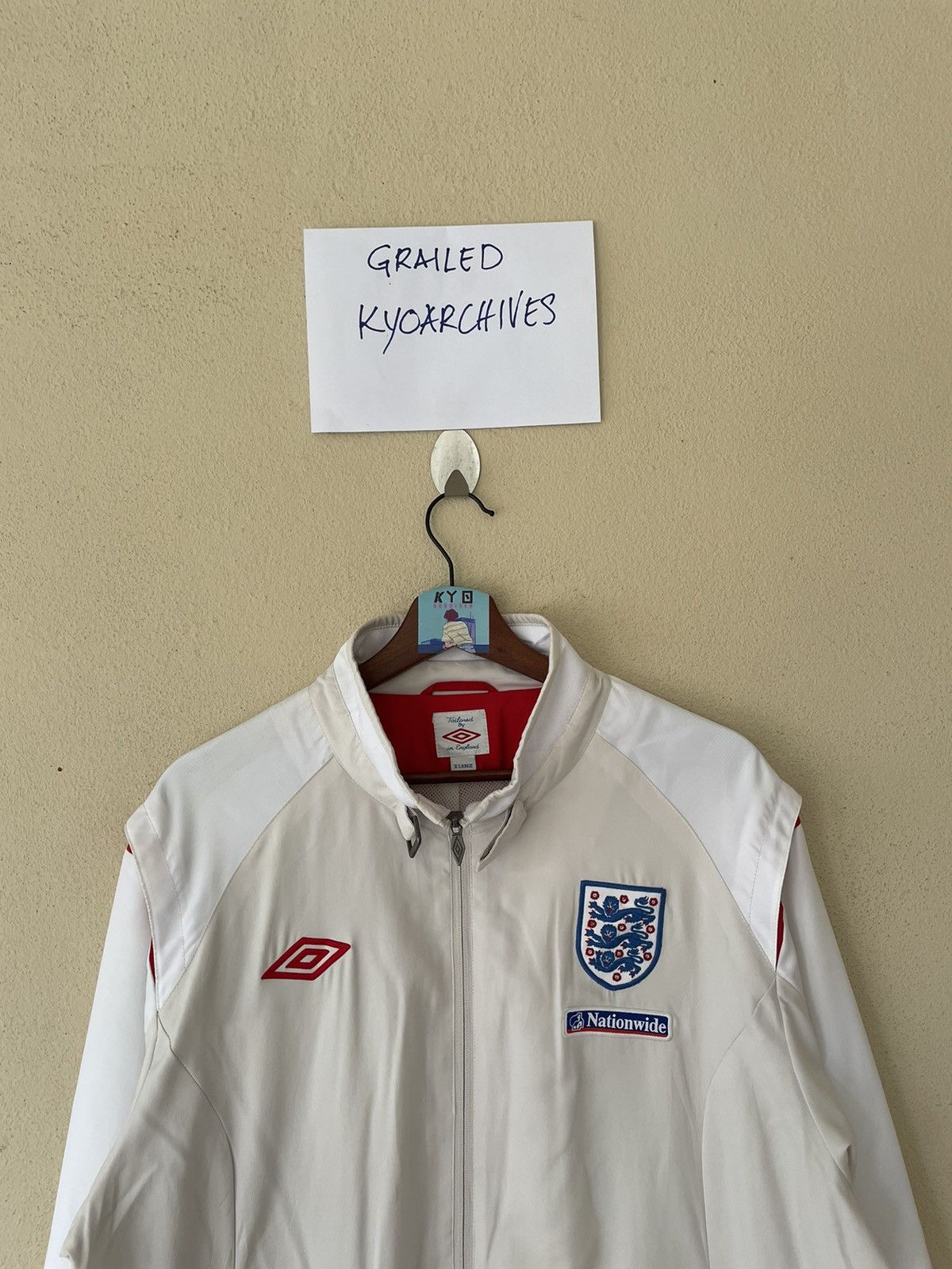 Umbro × Vintage VINTAGE ENGLAND SOCCER TEAM JACKET TAILORED IN ENGLAND Size US XL / EU 56 / 4 - 3 Thumbnail