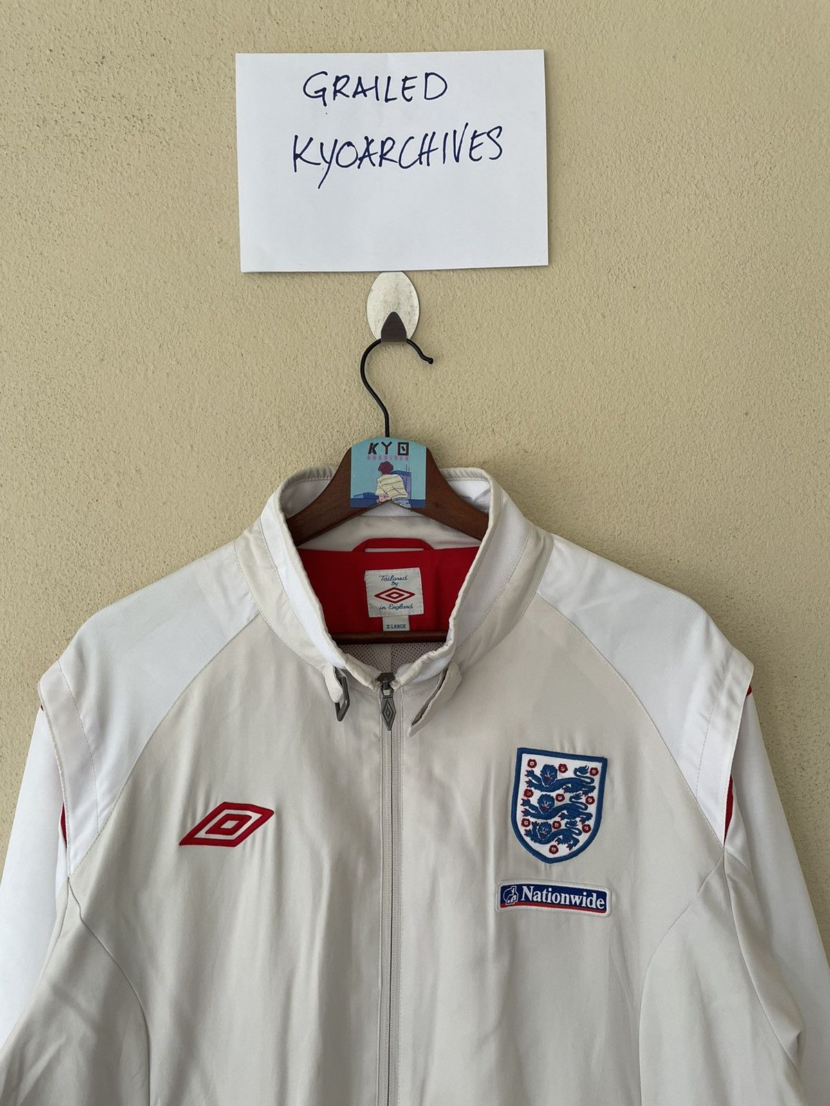 Umbro × Vintage VINTAGE ENGLAND SOCCER TEAM JACKET TAILORED IN ENGLAND Size US XL / EU 56 / 4 - 4 Thumbnail