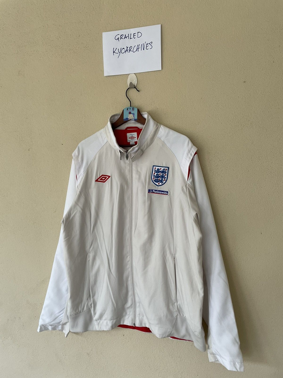 Umbro × Vintage VINTAGE ENGLAND SOCCER TEAM JACKET TAILORED IN ENGLAND Size US XL / EU 56 / 4 - 2 Thumbnail