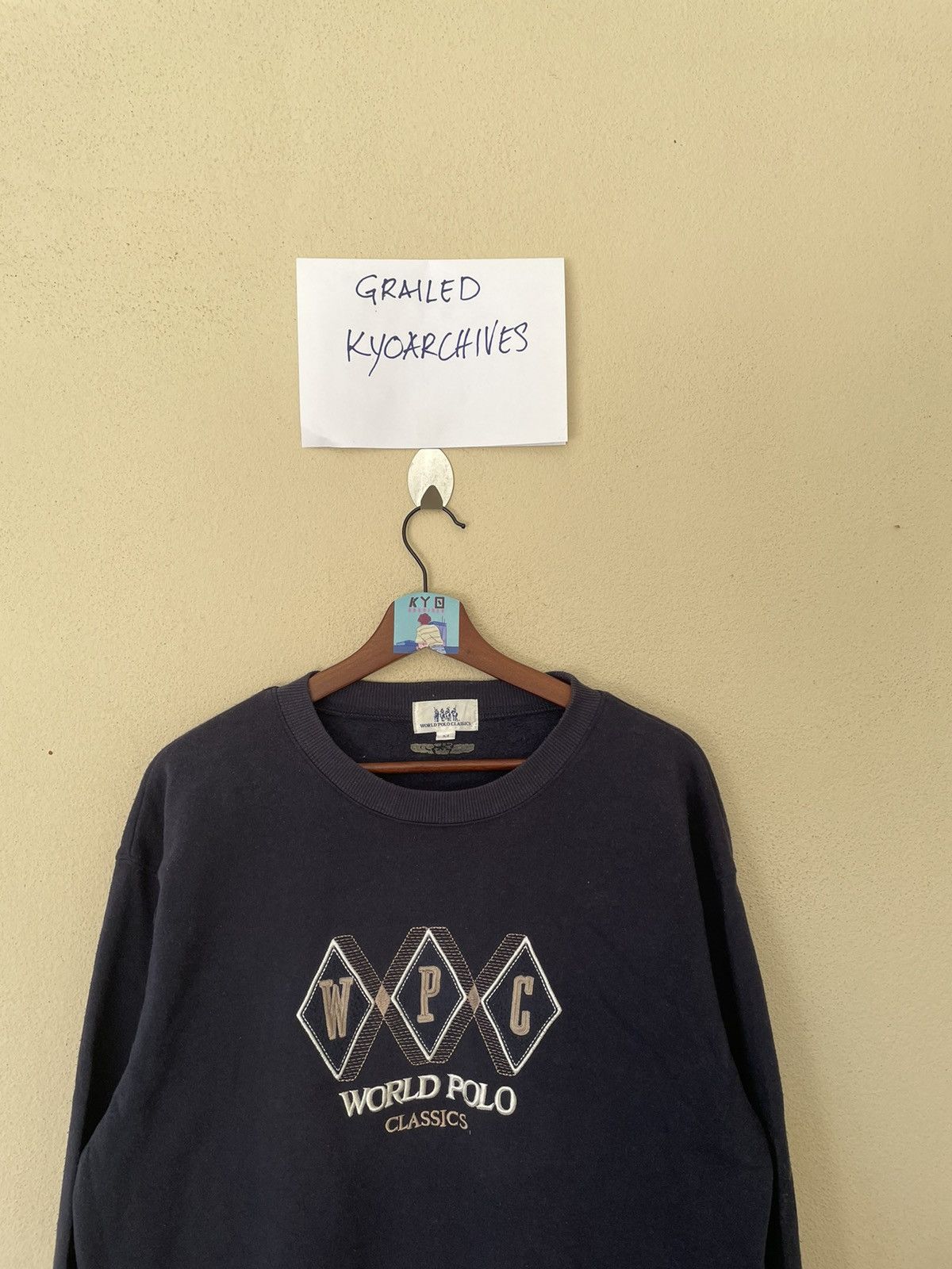 Japanese Brand × Vintage VINTAGE WORLD POLO CLASSIC SWEATSHIRT Size US M / EU 48-50 / 2 - 3 Thumbnail