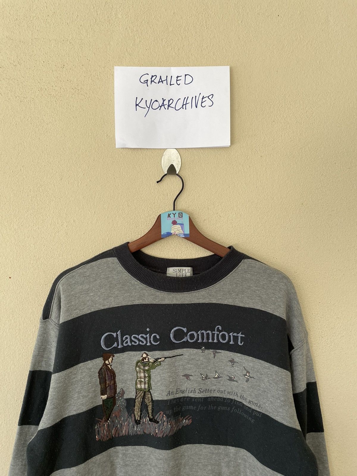 Japanese Brand × Vintage VINTAGE CLASSIC COMFORT EMBROIDERED DUCK HUNTER SWEATSHIRT Size US M / EU 48-50 / 2 - 3 Thumbnail