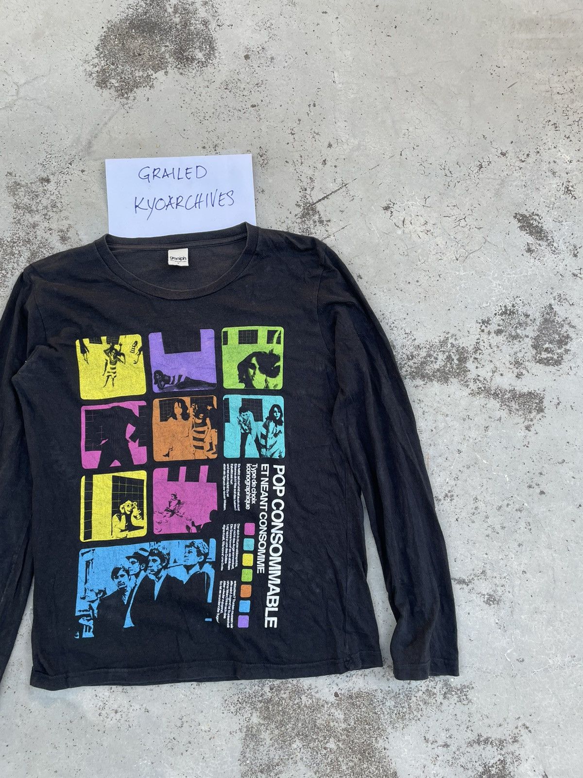 Band Tees × Japanese Brand POP CONSOMMABLE LONG SLEEVE Size US S / EU 44-46 / 1 - 3 Thumbnail