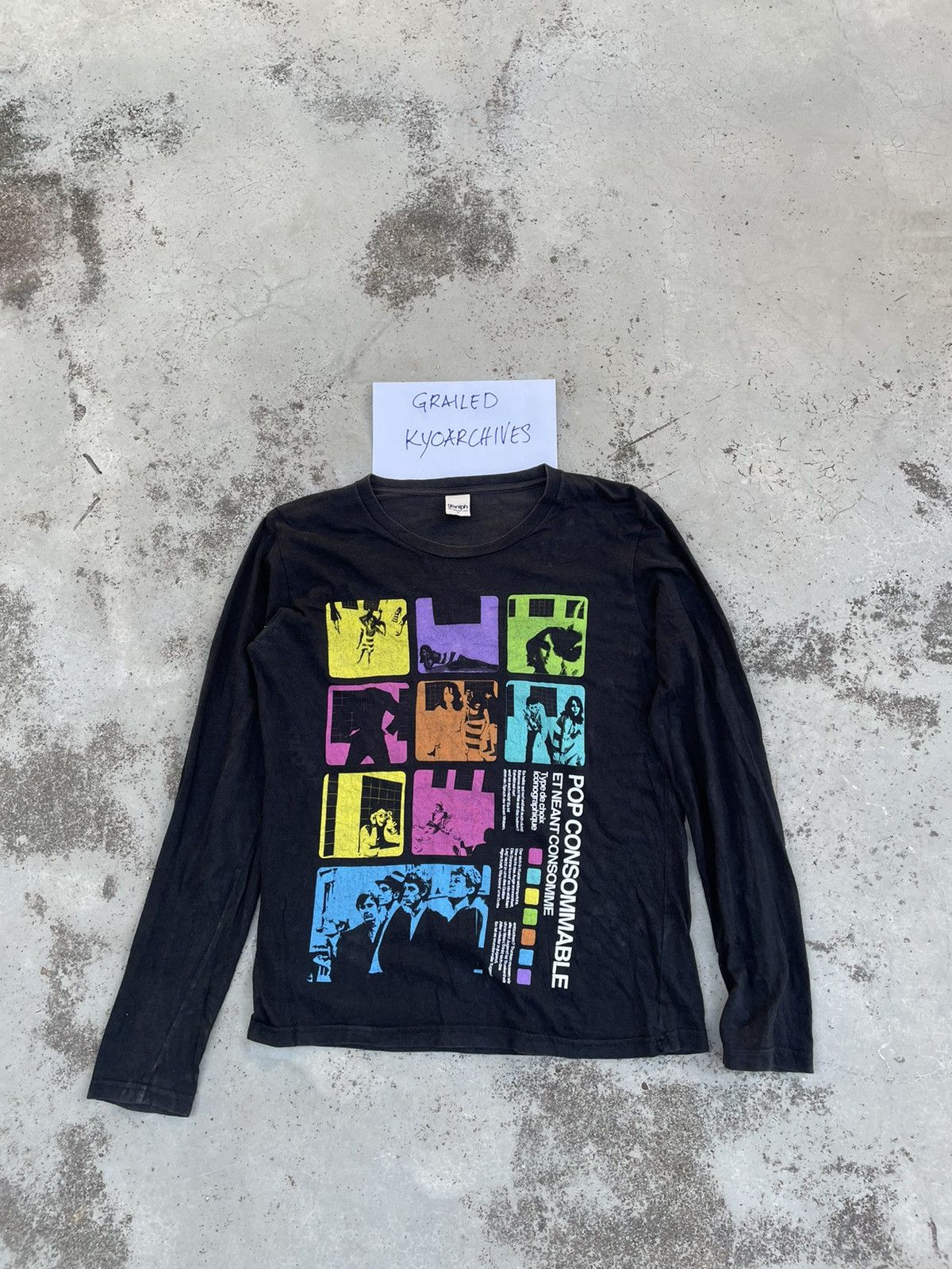 Band Tees × Japanese Brand POP CONSOMMABLE LONG SLEEVE Size US S / EU 44-46 / 1 - 1 Thumbnail